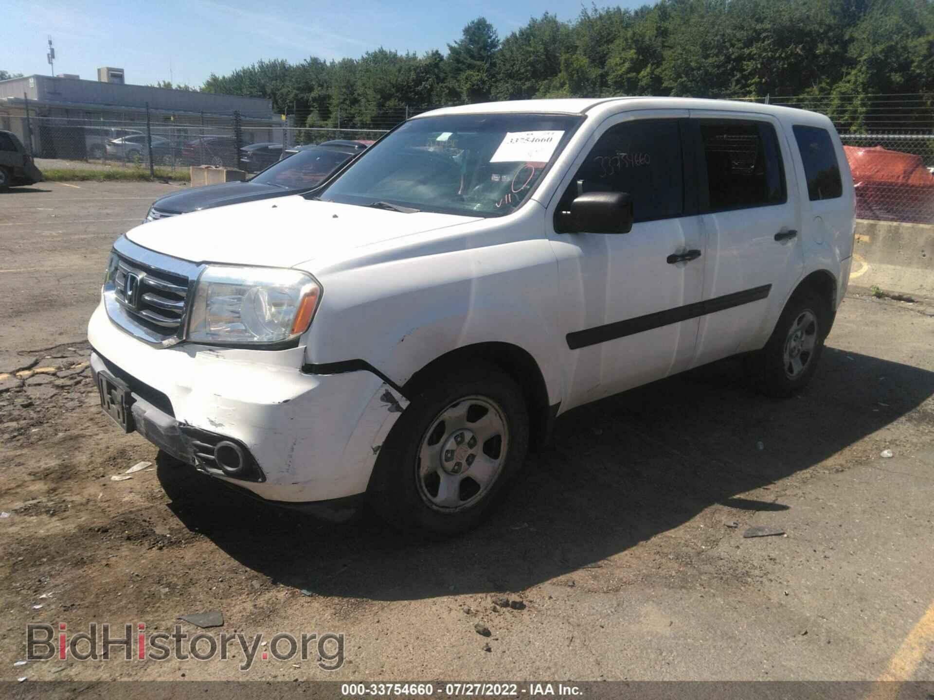 2013 HONDA PILOT - VIN: 5FNYF4H28DB077625 - Фото 2