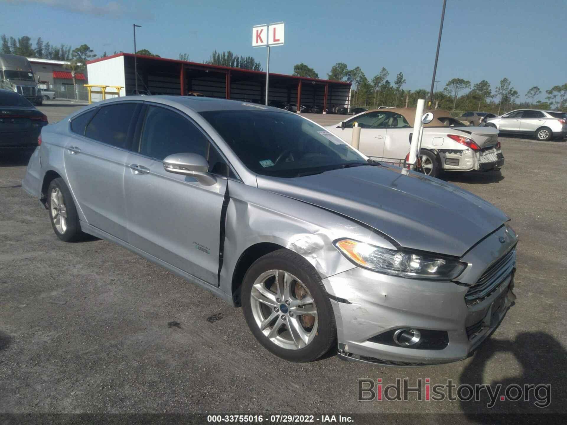 Photo 3FA6P0SUXGR230750 - FORD FUSION ENERGI 2016