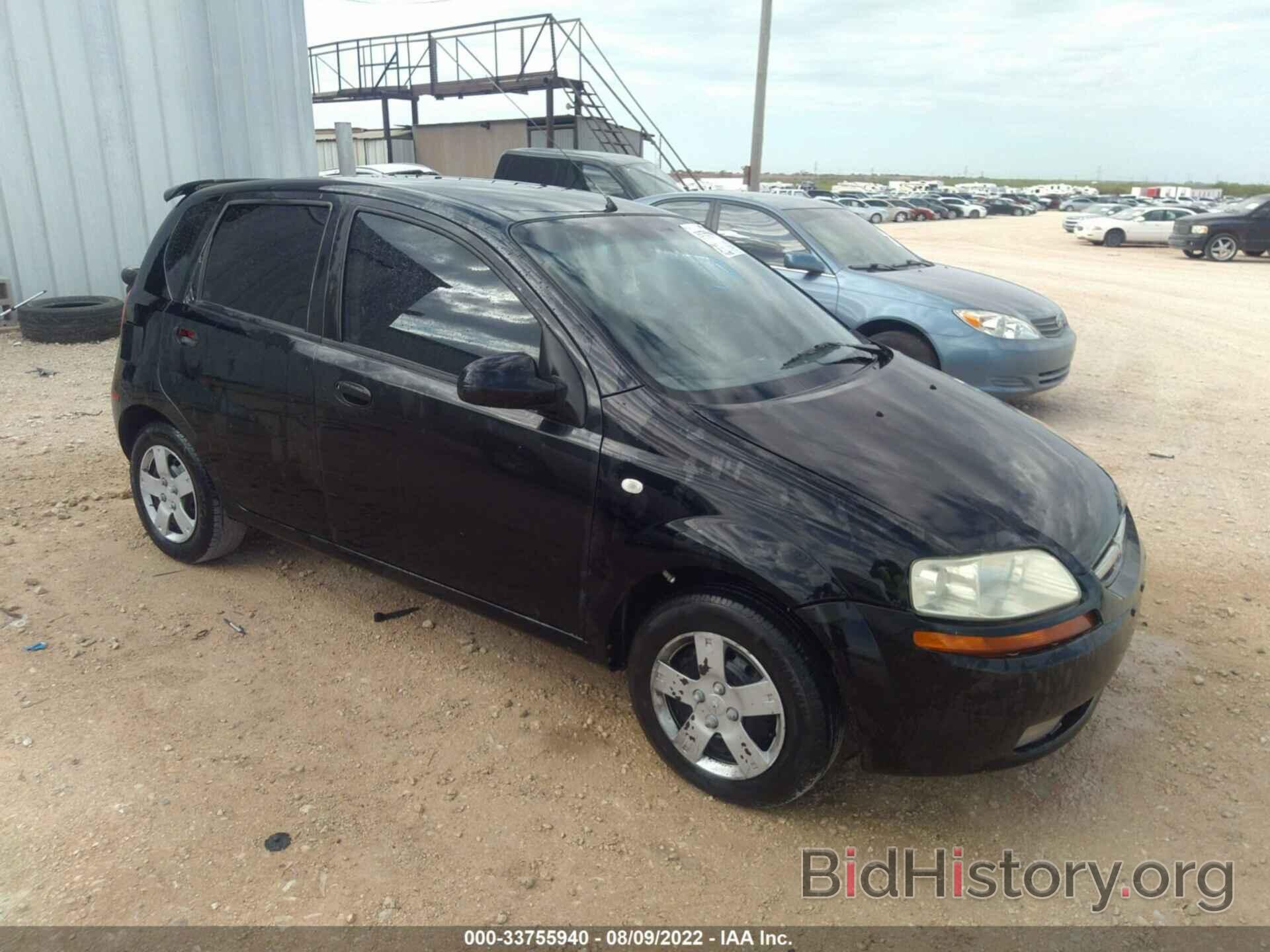 Photo KL1TD66606B636938 - CHEVROLET AVEO 2006