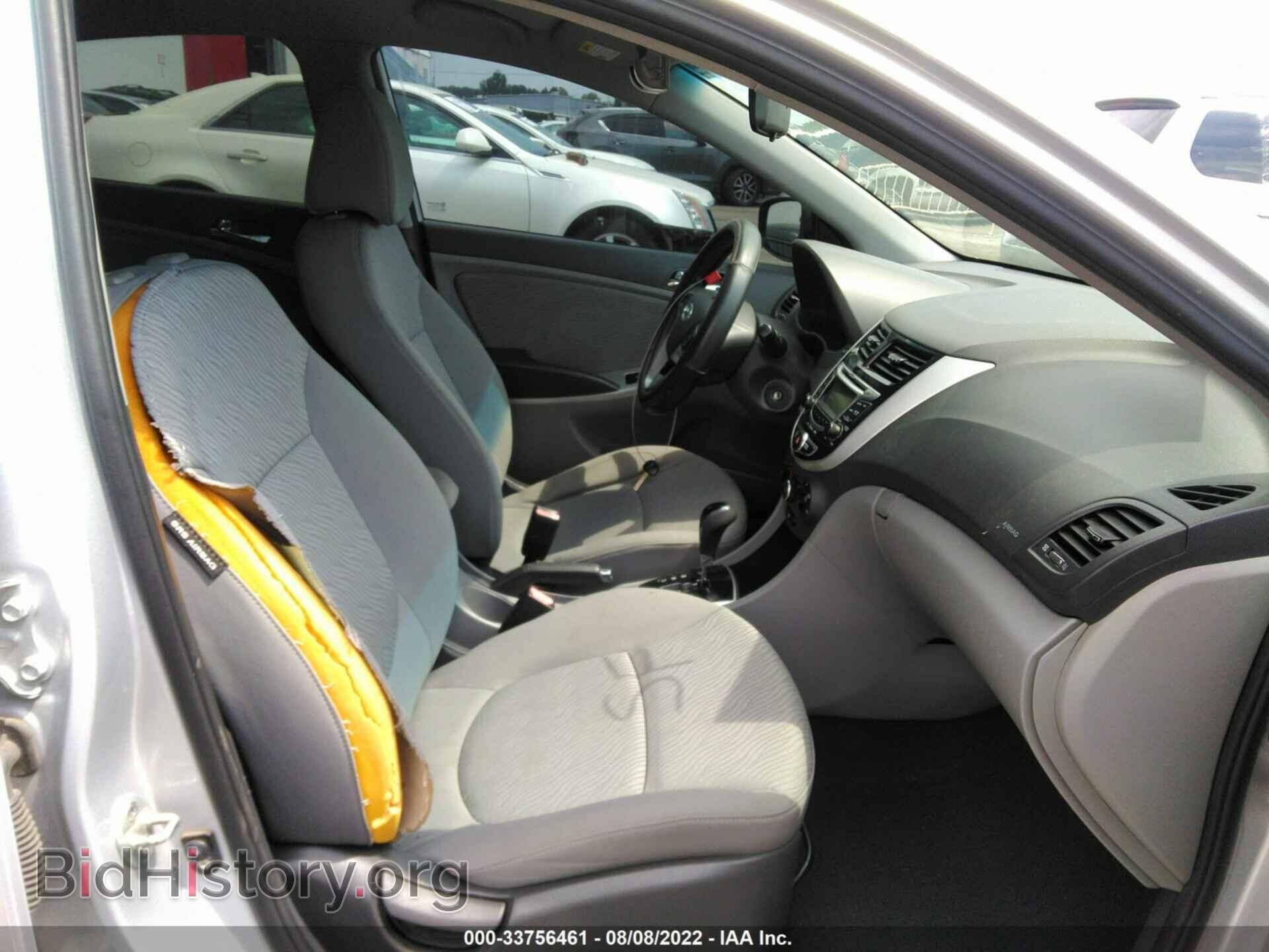 2012 HYUNDAI ACCENT - VIN: KMHCU4AE2CU108535 - Фото 5
