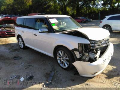 2010 Ford FLEX Limited, white — VIN 2FMGK5DC9ABA46657, IAAI