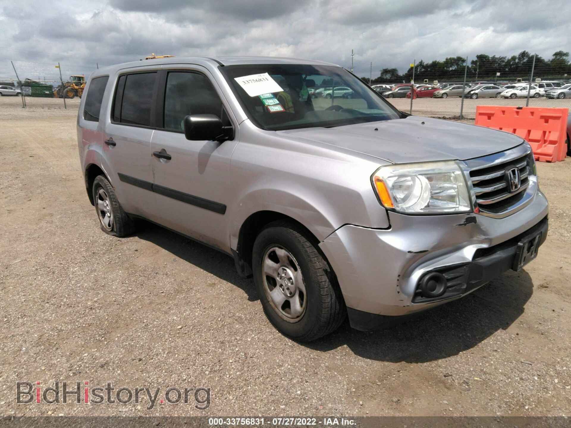 Photo 5FNYF3H20DB017767 - HONDA PILOT 2013