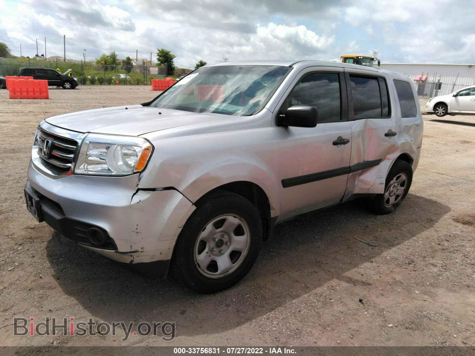 2013 HONDA PILOT - VIN: 5FNYF3H20DB017767 - Photo 2