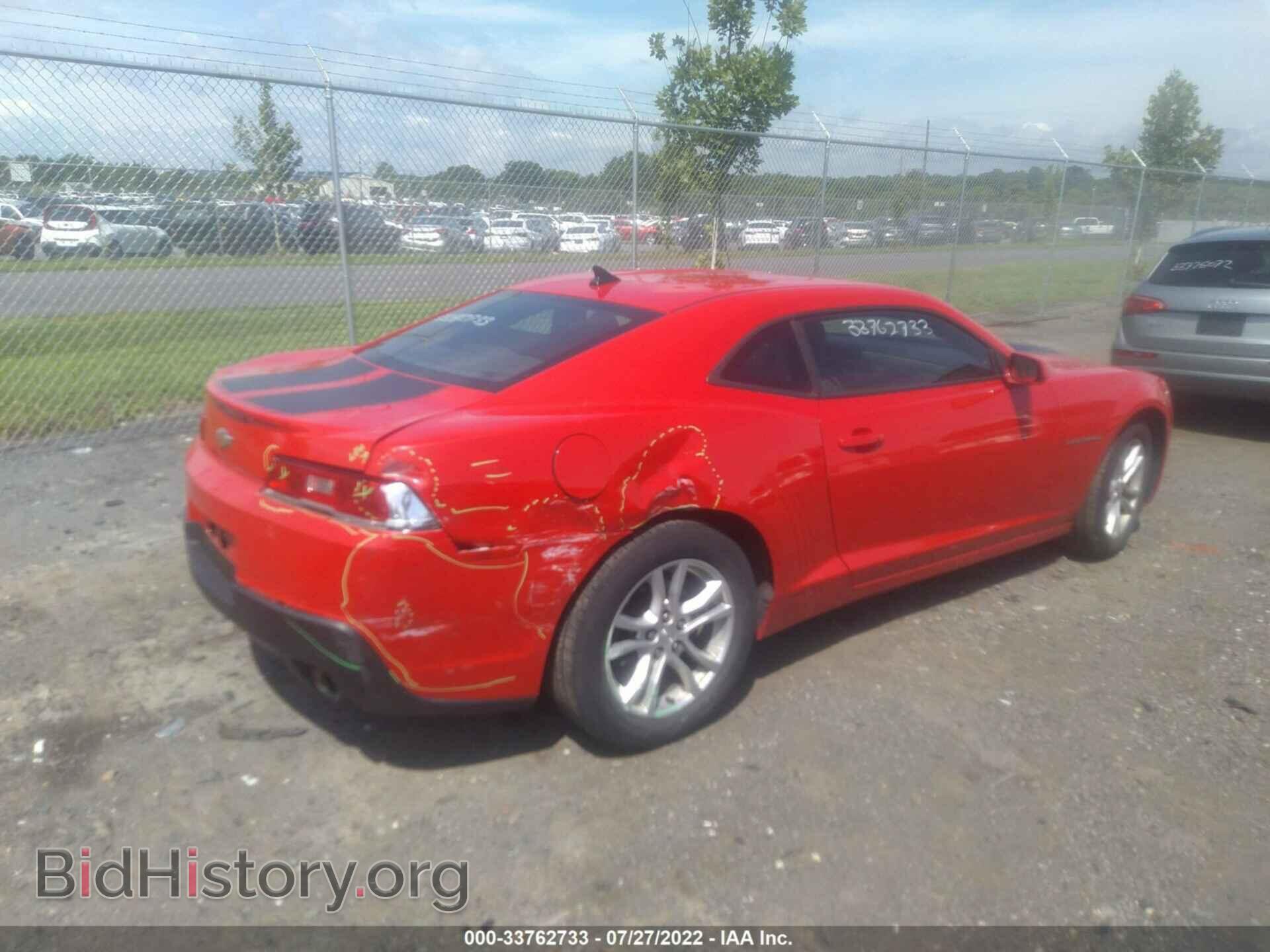 2014 CHEVROLET CAMARO - VIN: 2G1FA1E33E9195405 - Фото 4