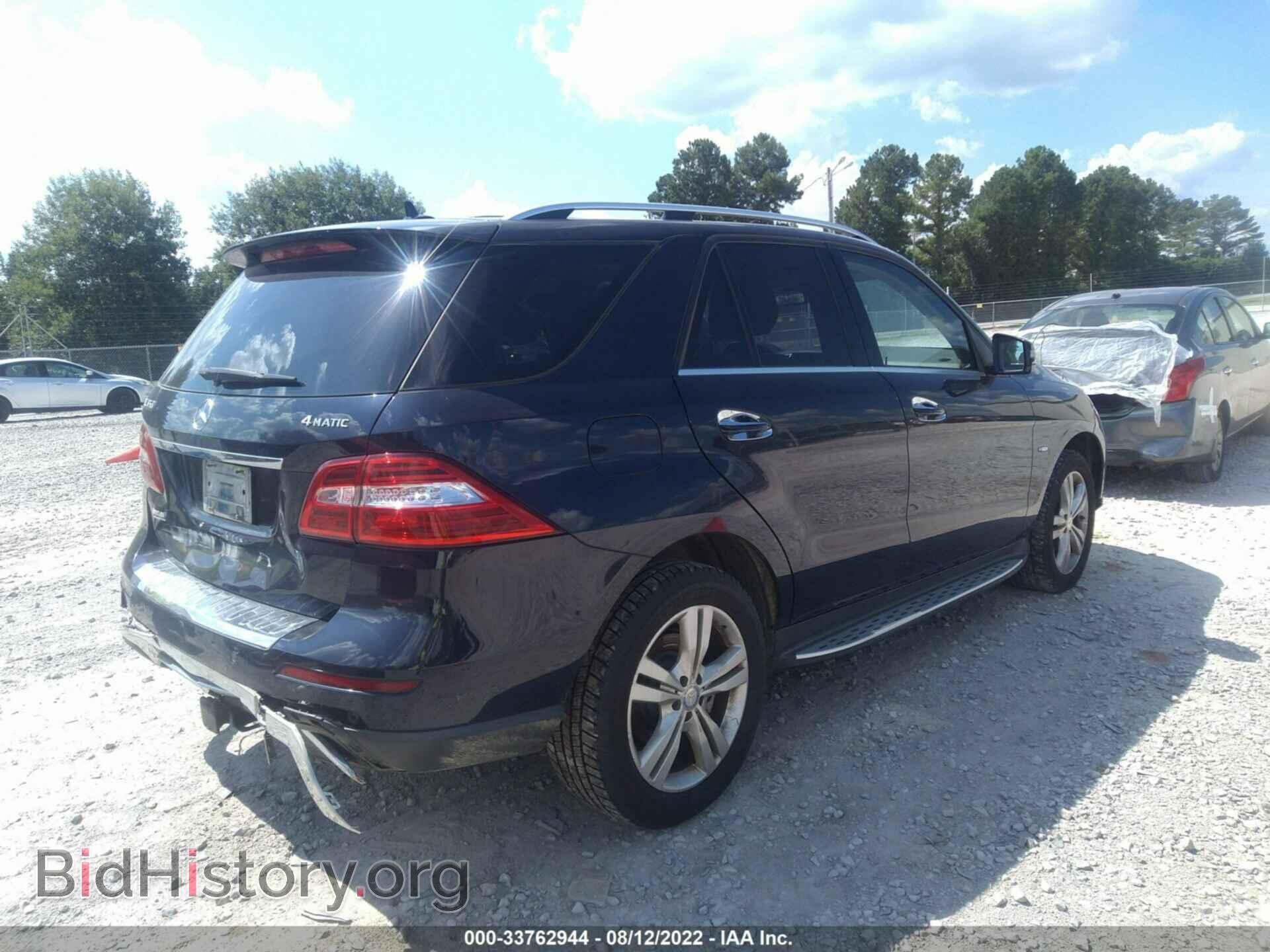 2012 MERCEDES-BENZ M-CLASS - VIN: 4JGDA5HB1CA070392 - Фото 4