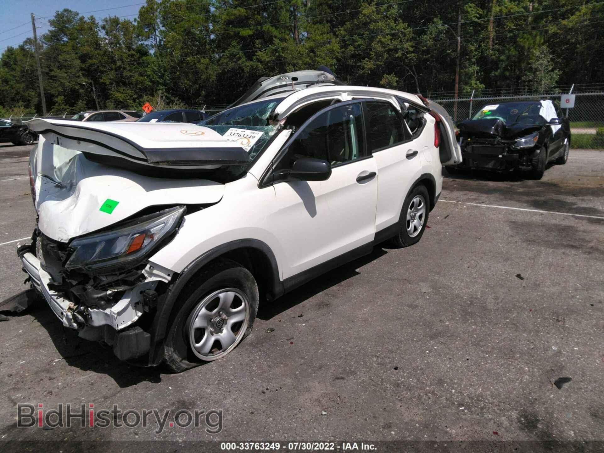 2016 HONDA CR-V - VIN: 5J6RM3H38GL026893 - Фото 2