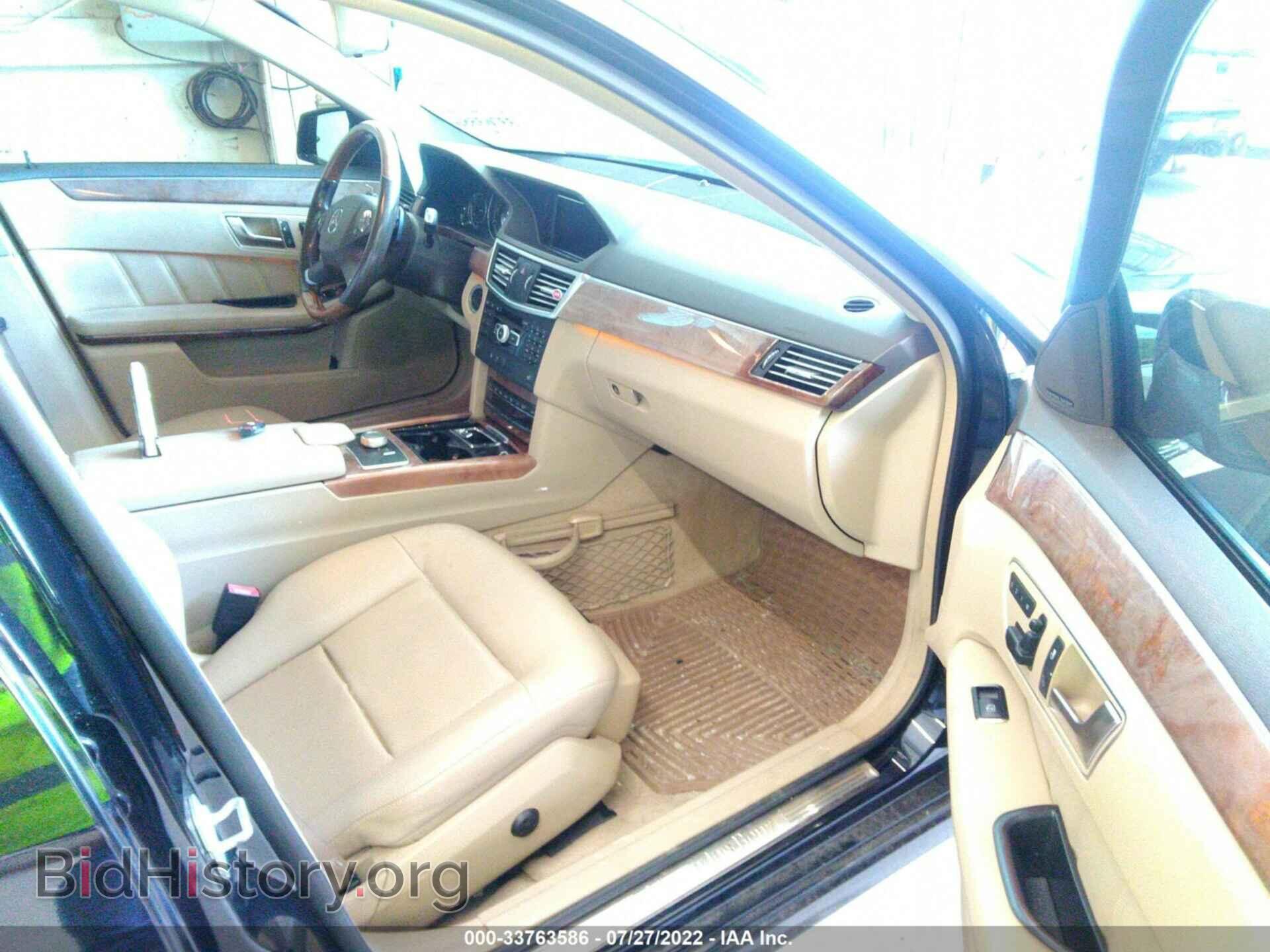 2012 MERCEDES-BENZ E-CLASS - VIN: WDDHF8JBXCA527743 - Фото 5