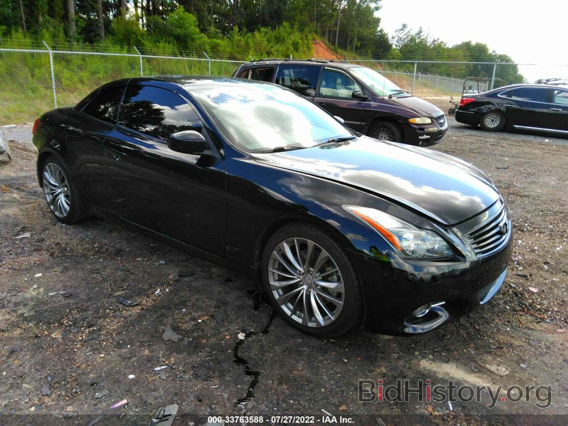 Фотография JN1CV6FE1DM772352 - INFINITI G37 CONVERTIBLE 2013