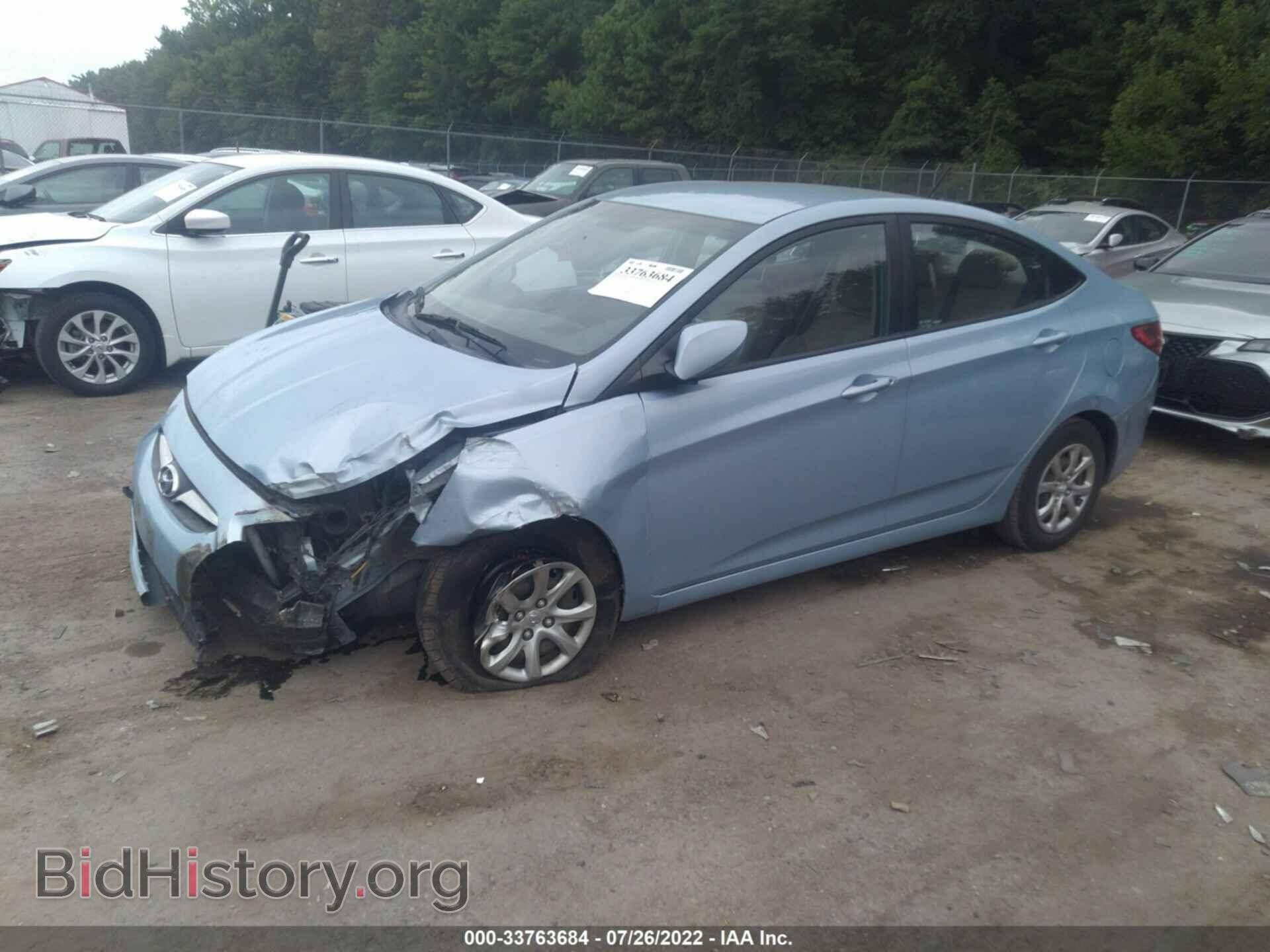 2014 HYUNDAI ACCENT - VIN: KMHCT4AE9EU692034 - Фото 2