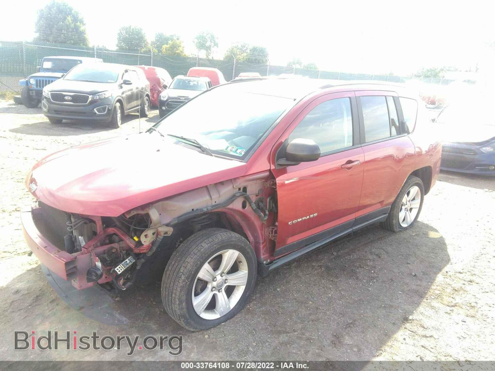 2013 JEEP COMPASS - VIN: 1C4NJDBB3DD245494 - Фото 2