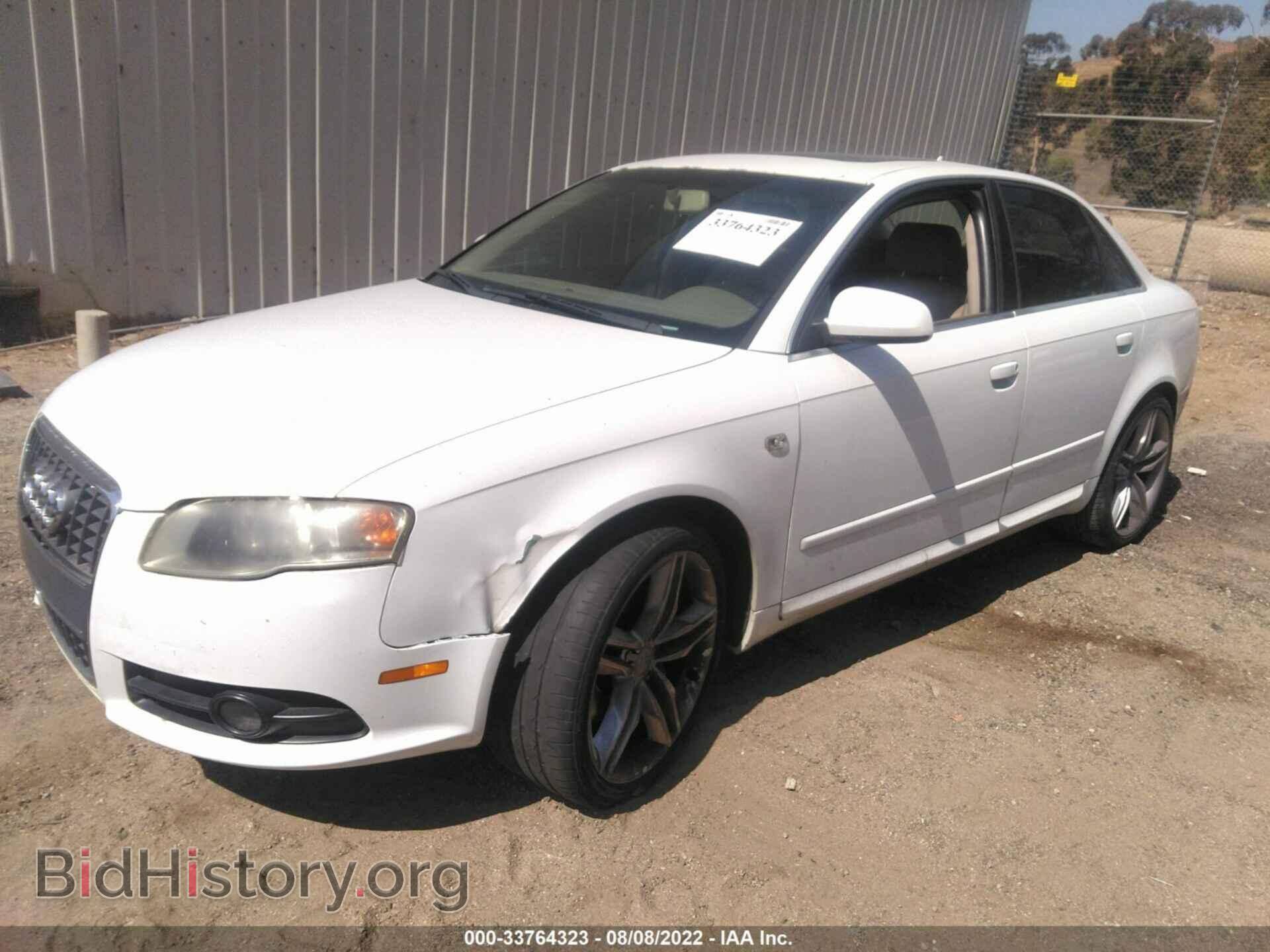 2008 AUDI A4 - VIN: WAUAF78E48A121323 - Фото 2