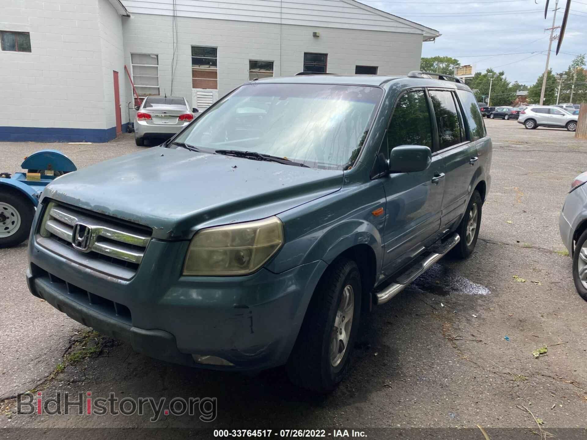 2007 HONDA PILOT - VIN: 2HKYF18507H511504 - Фото 2