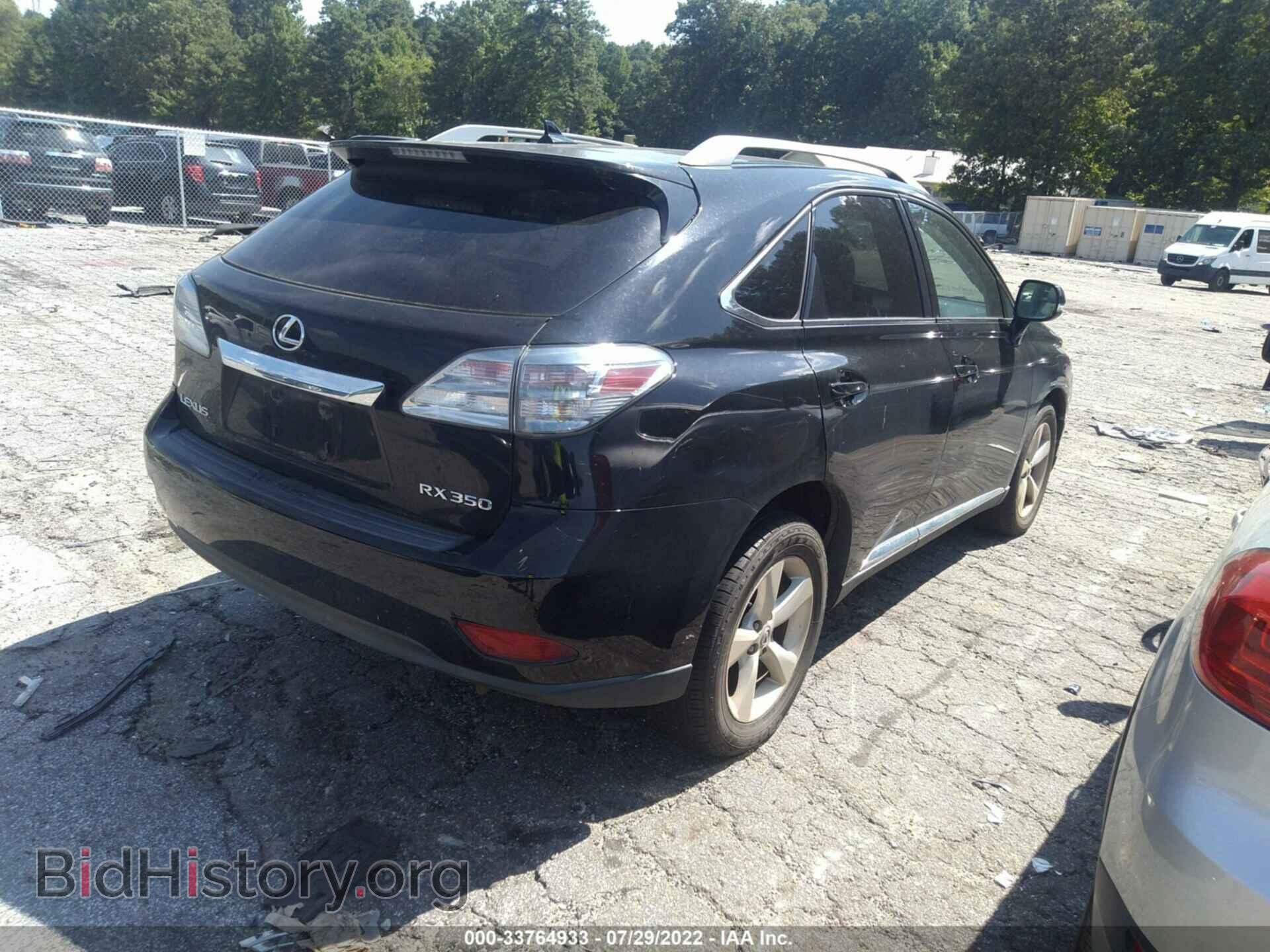 2010 LEXUS RX 350 - VIN: 2T2BK1BA6AC016205 - Фото 4