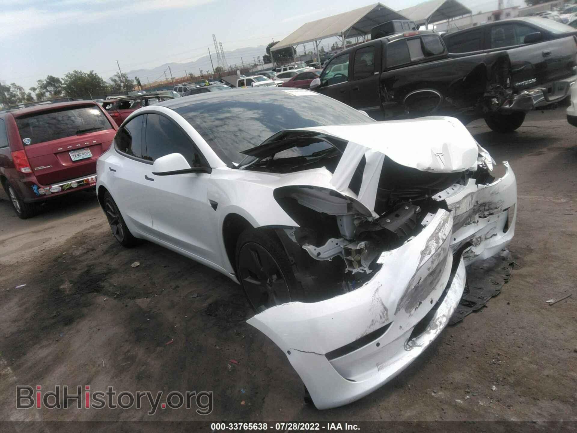 Photo 5YJ3E1EA4MF098074 - TESLA MODEL 3 2021
