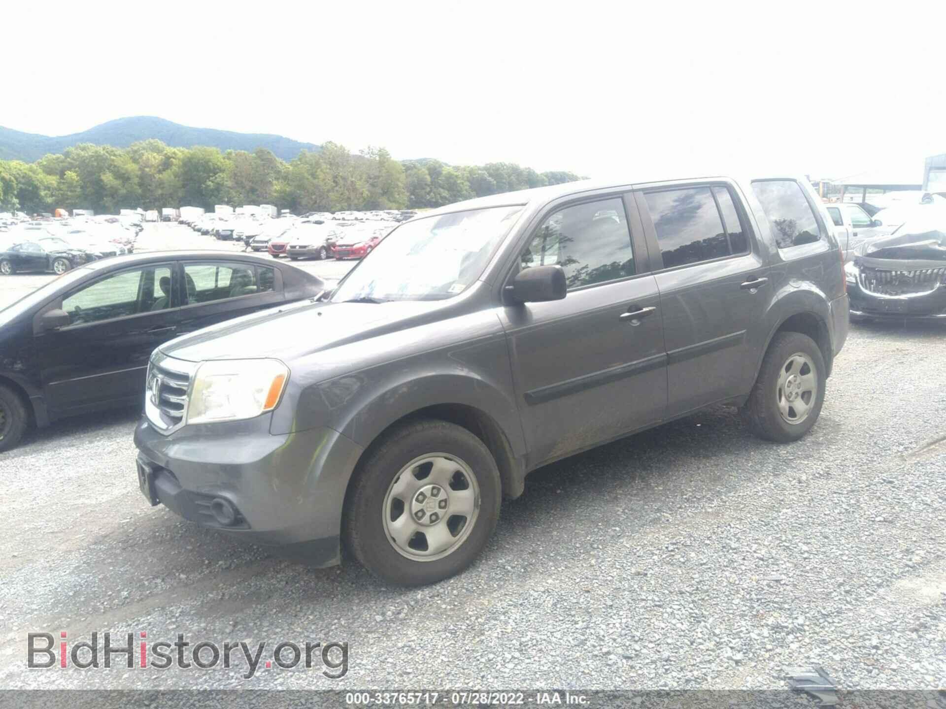 2012 HONDA PILOT - VIN: 5FNYF4H26CB007457 - Фото 2