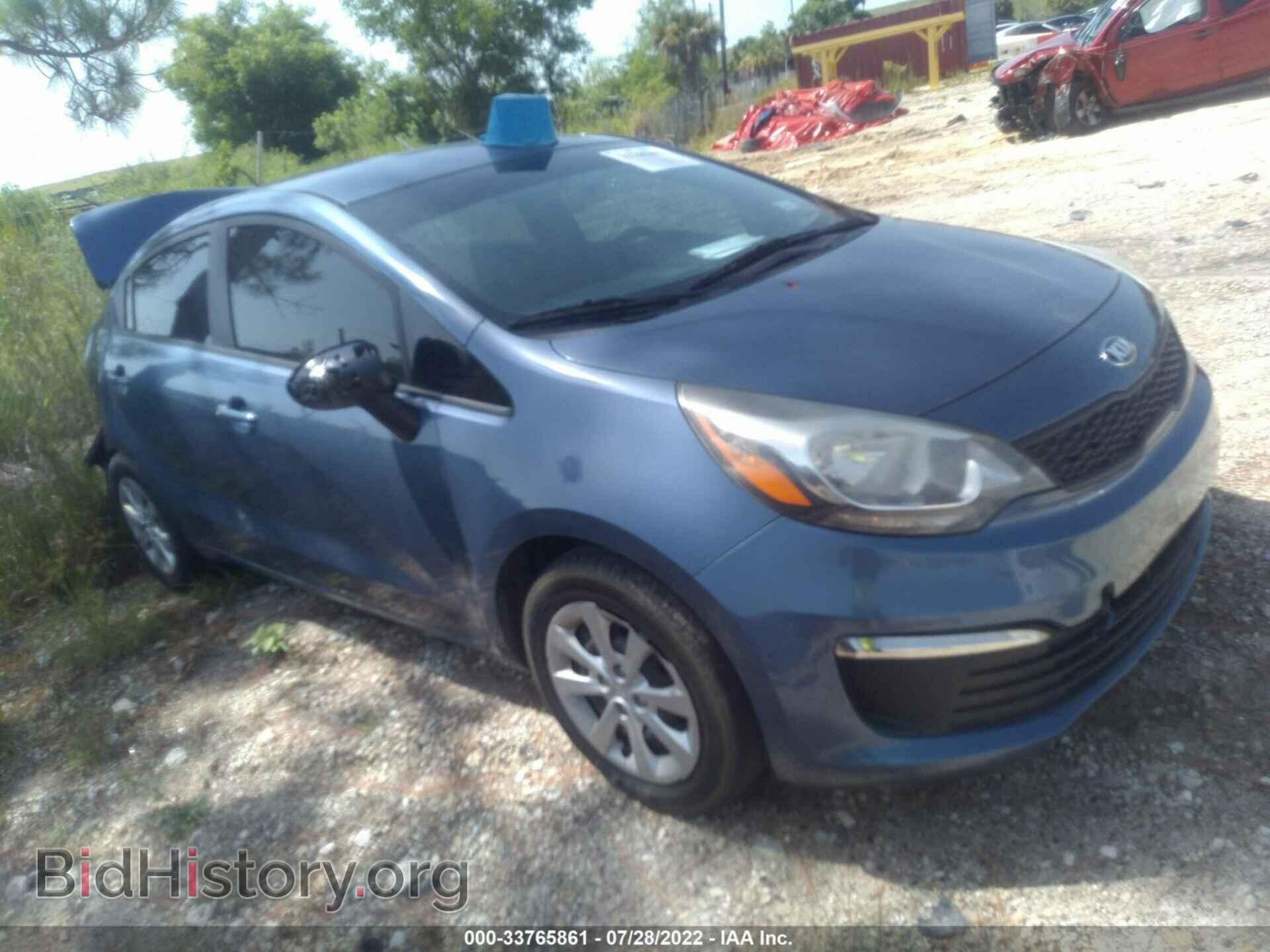 Фотография KNADM4A35G6598046 - KIA RIO 2016