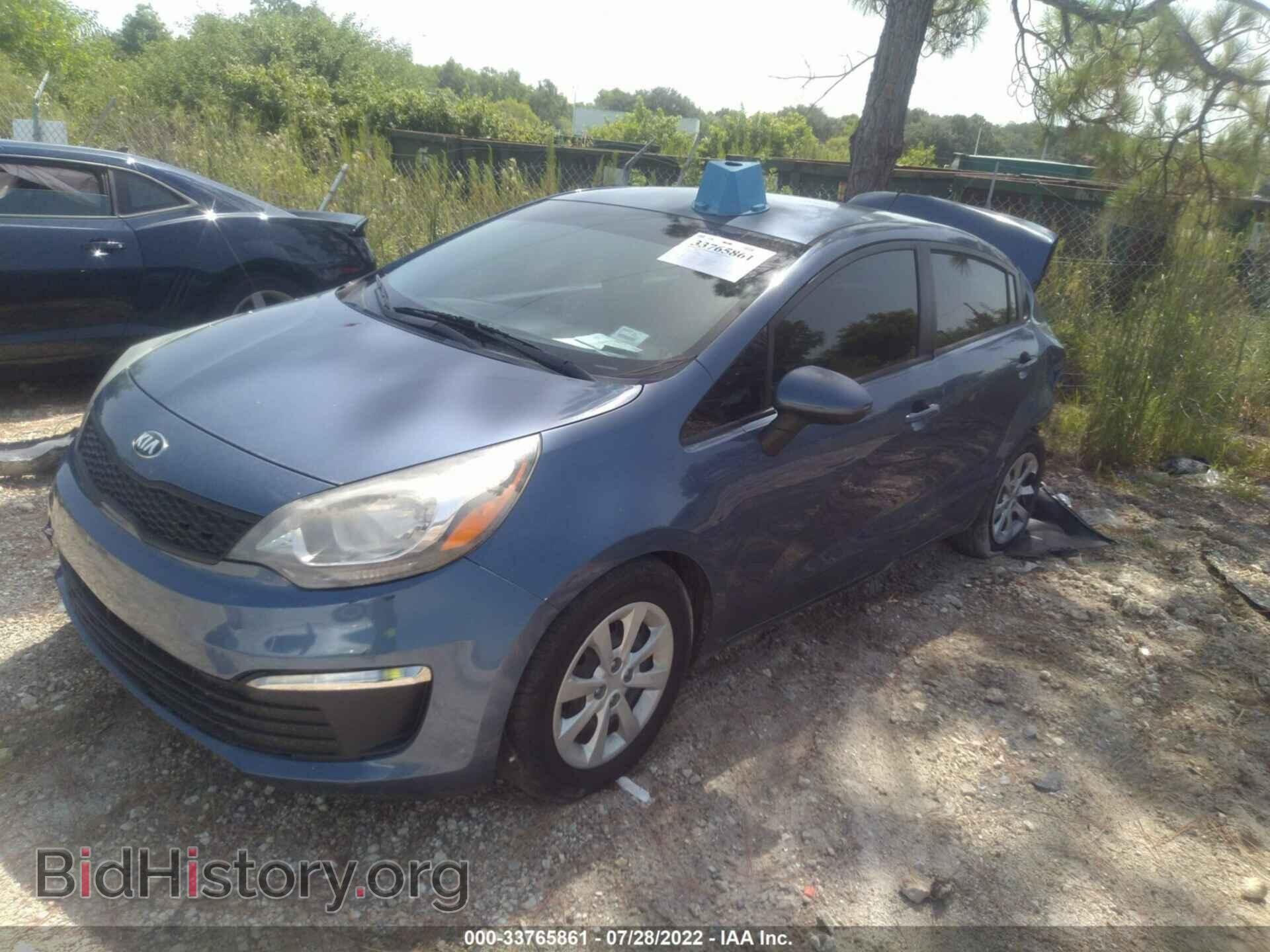 2016 KIA RIO - VIN: KNADM4A35G6598046 - Фото 2