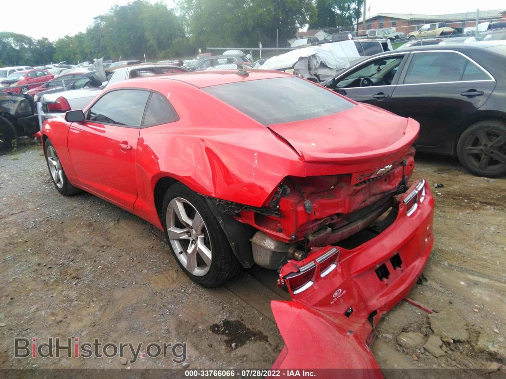 2012 CHEVROLET CAMARO - VIN: 2G1FB1E31C9147444 - Фото 3
