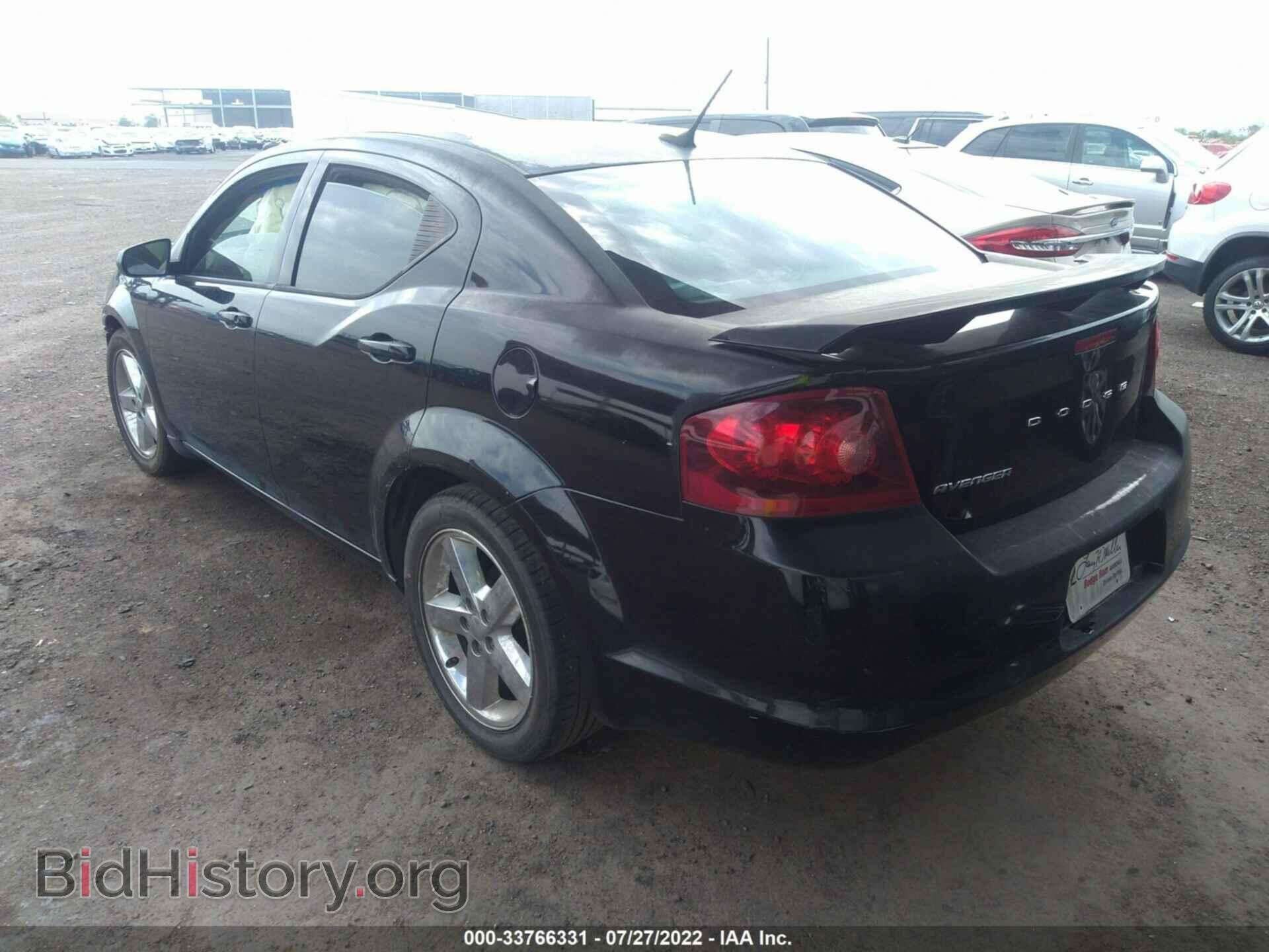 2012 DODGE AVENGER - VIN: 1C3CDZAB1CN148904 - Фото 3