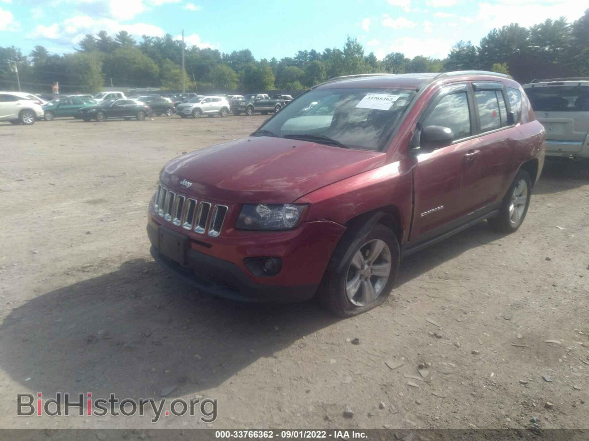 2014 JEEP COMPASS - VIN: 1C4NJDBB1ED865343 - Фото 2