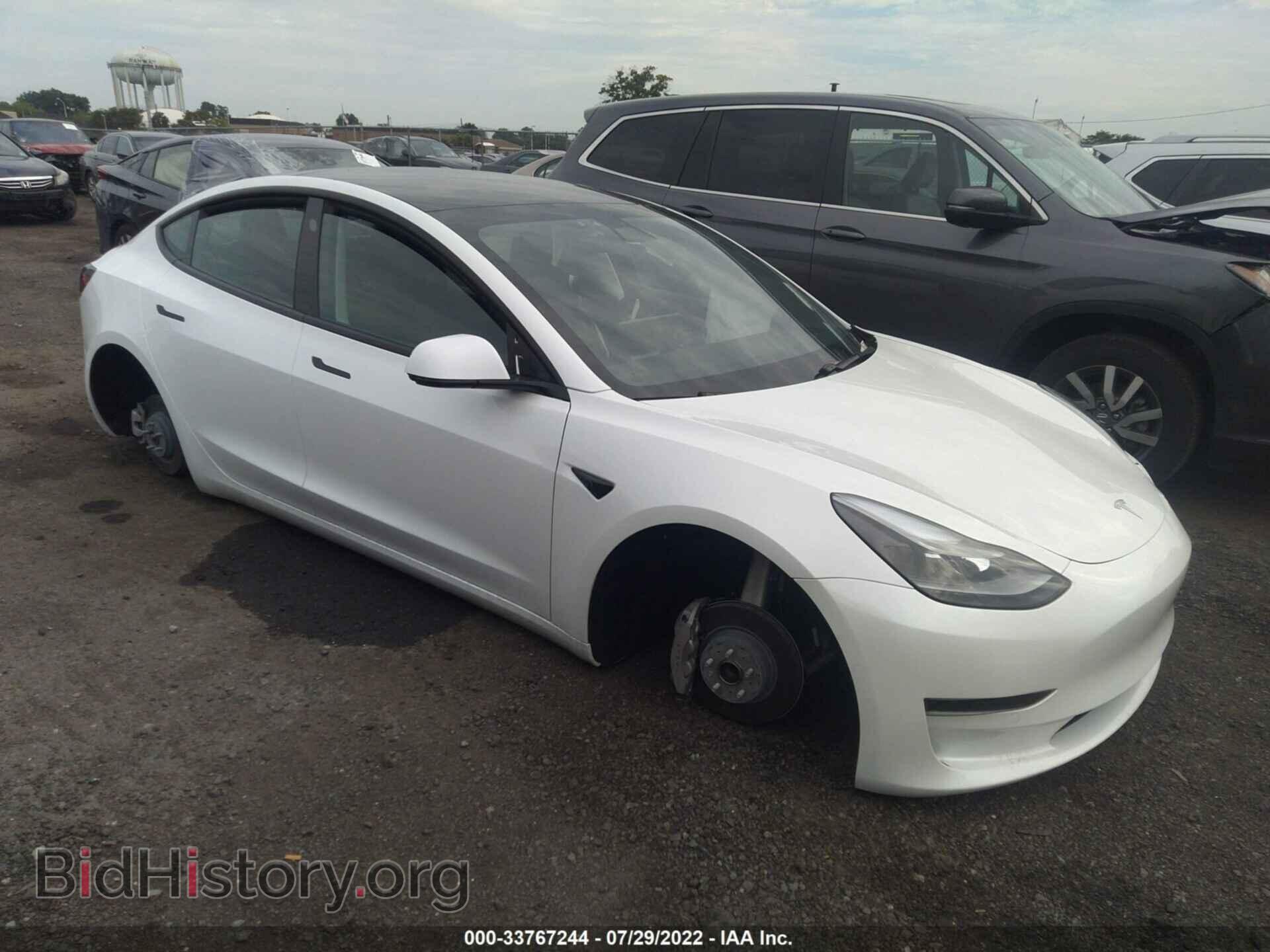 Photo 5YJ3E1EA2MF031697 - TESLA MODEL 3 2021