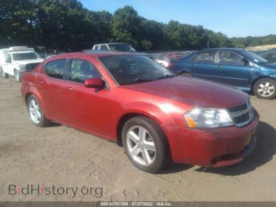 2010 Dodge AVENGER R/T, красный — VIN 1B3CC5FV2AN130565, IAAI