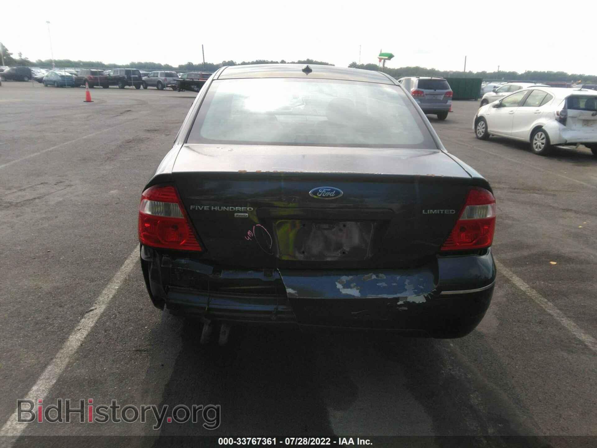 2007 FORD FIVE HUNDRED - VIN: 1FAHP28167G102434 - Фото 6