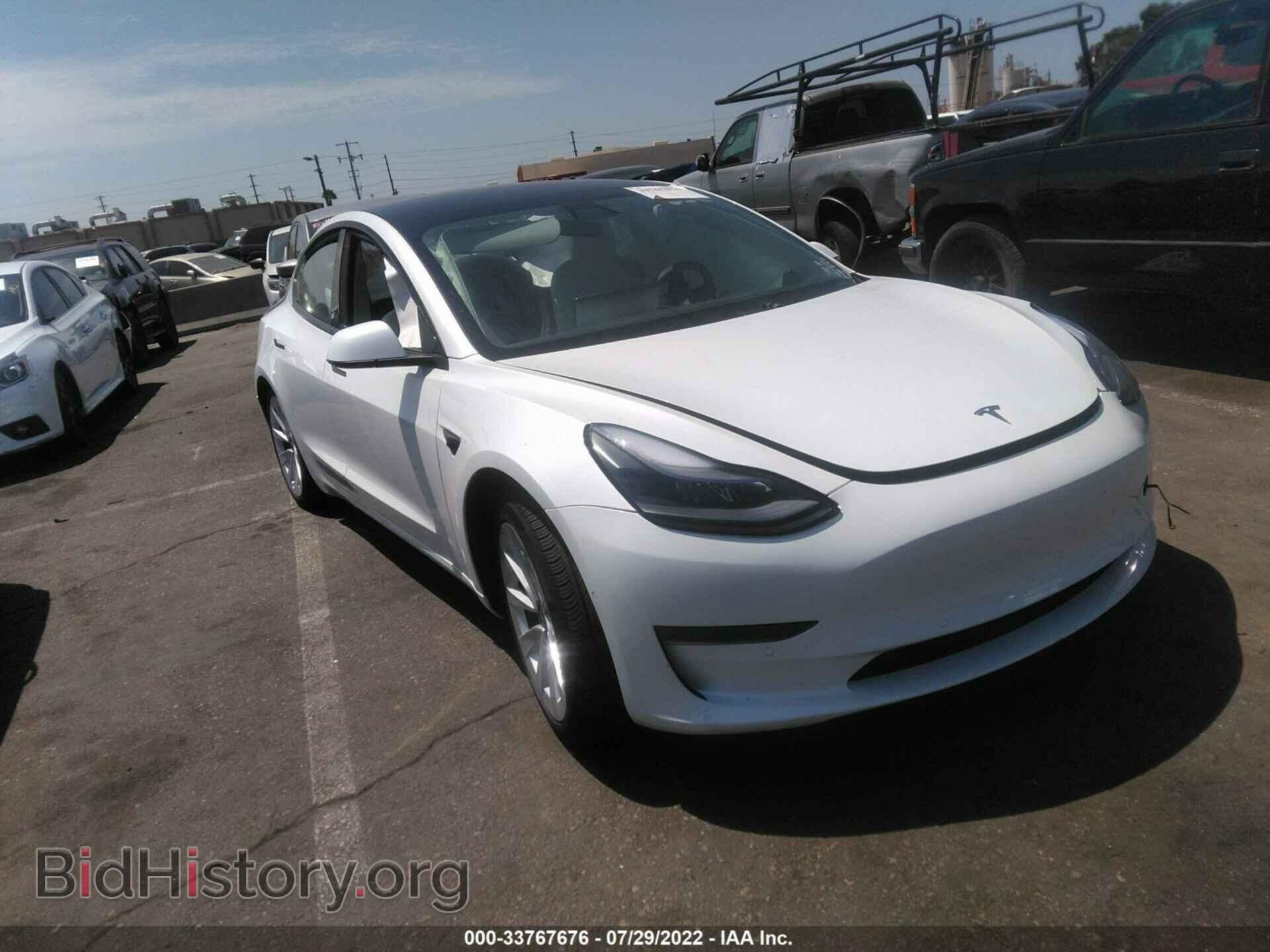 Photo 5YJ3E1EA2MF065333 - TESLA MODEL 3 2021