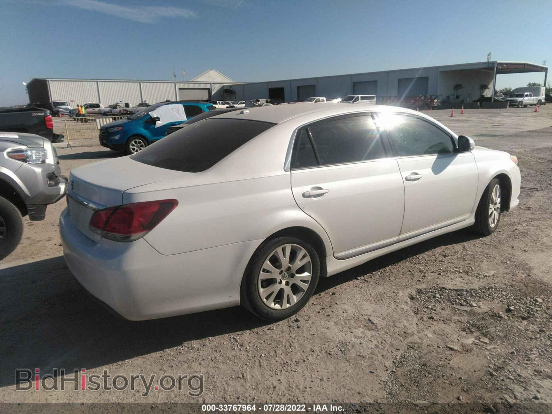 2011 TOYOTA AVALON - VIN: 4T1BK3DB7BU388366 - Фото 4