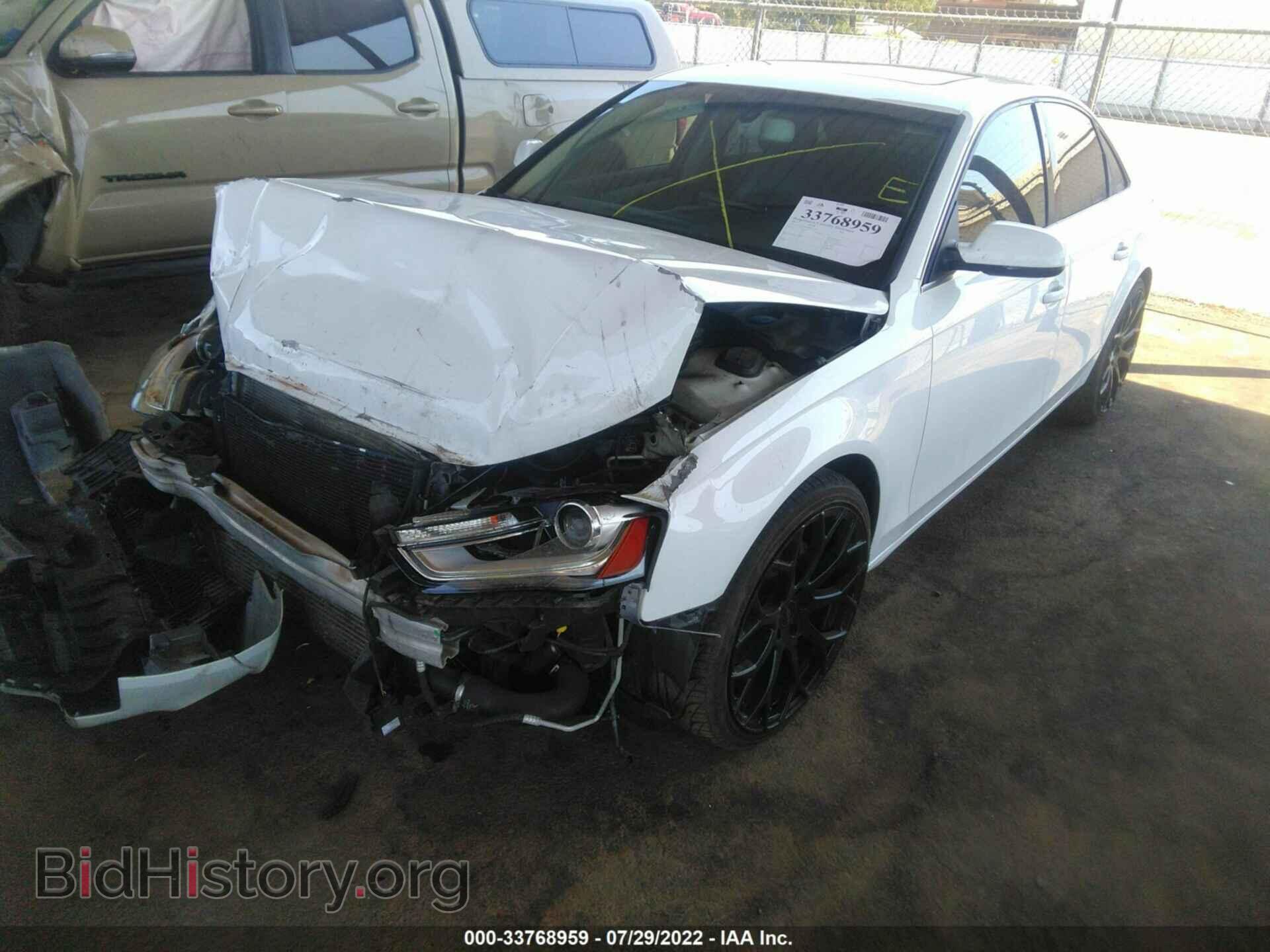 2013 AUDI A4 - VIN: WAUAFAFL8DA178035 - Фото 2
