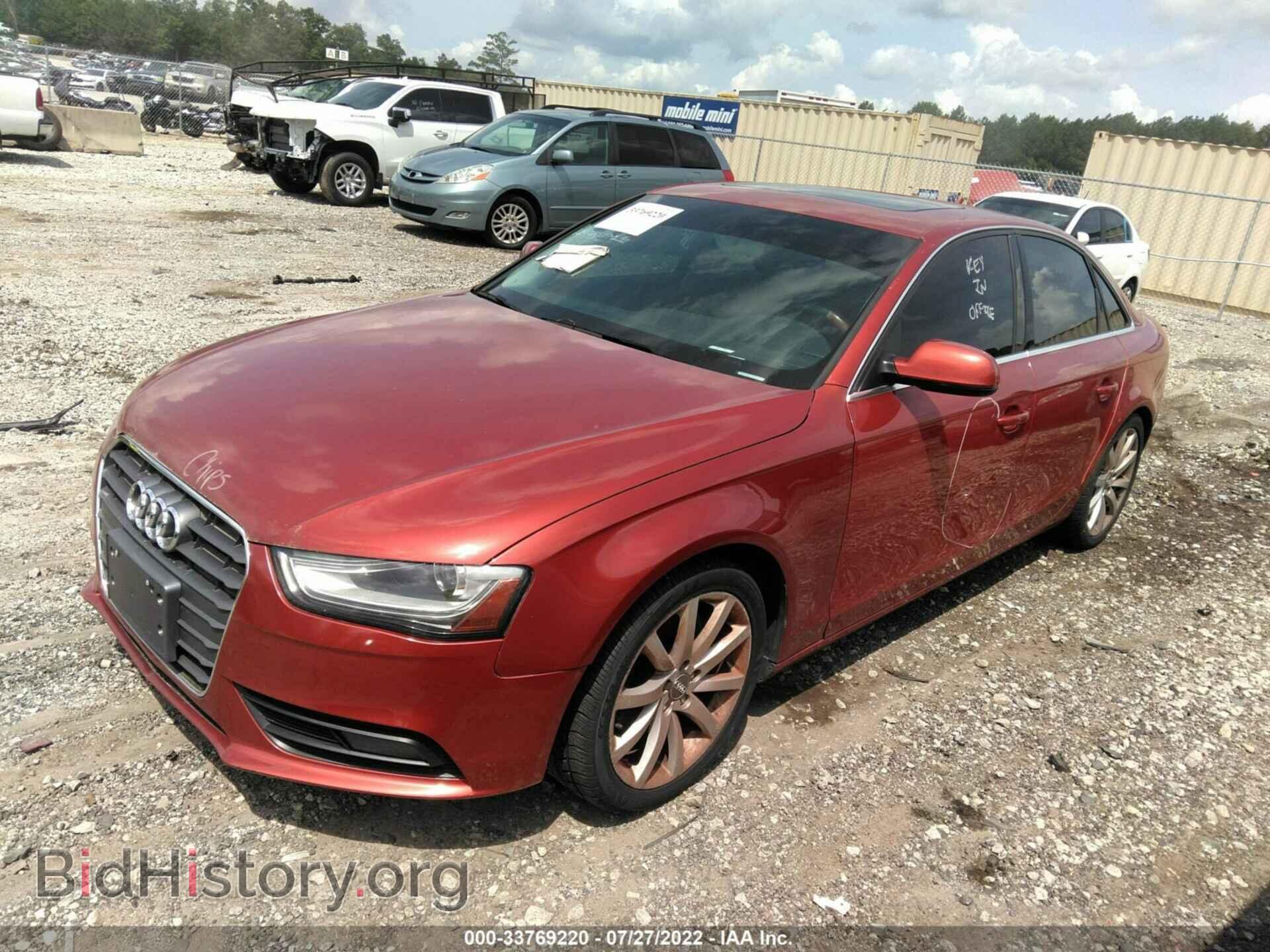 2013 AUDI A4 - VIN: WAUFFAFL2DN020174 - Photo 2