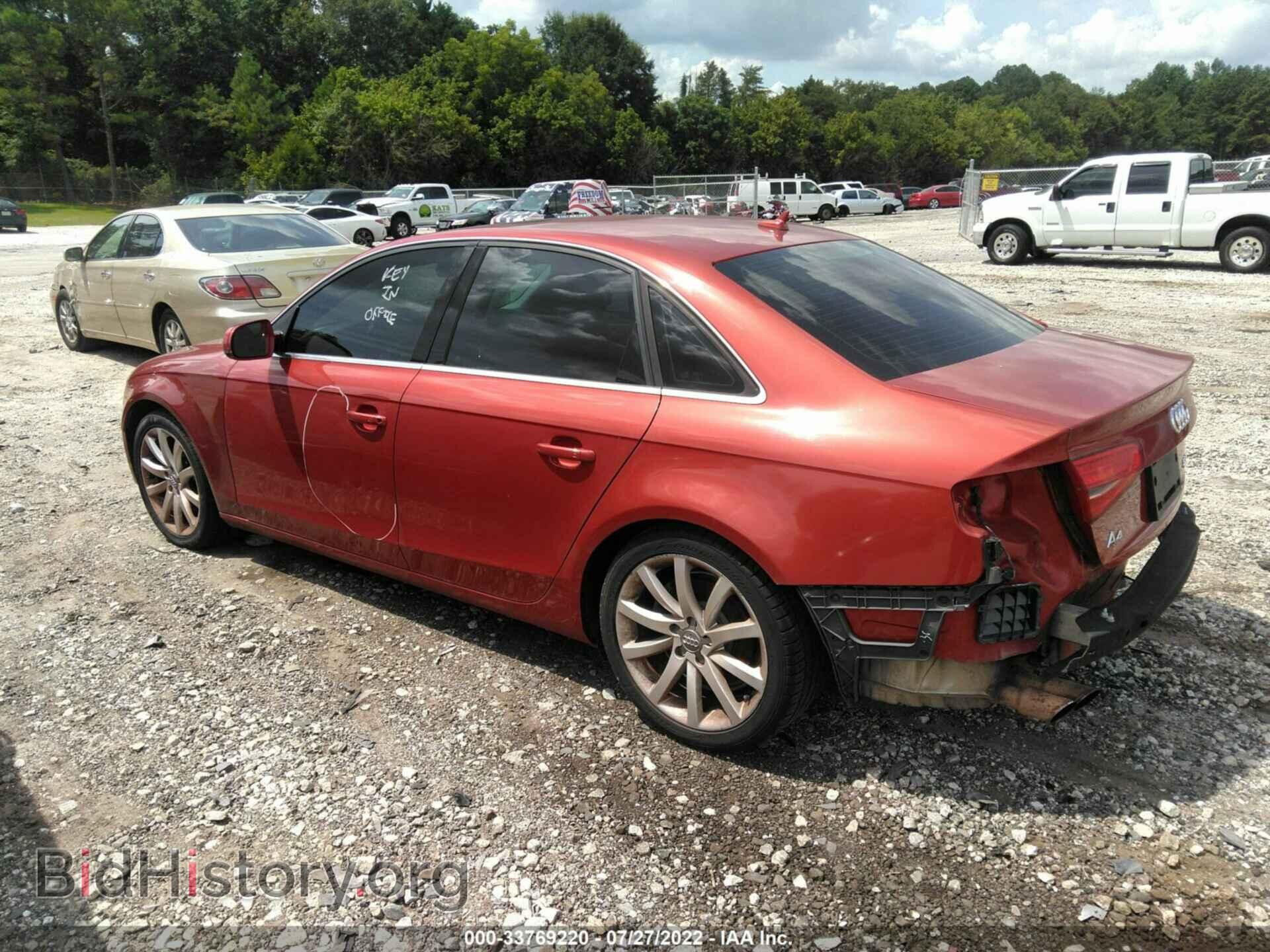 2013 AUDI A4 - VIN: WAUFFAFL2DN020174 - Photo 3