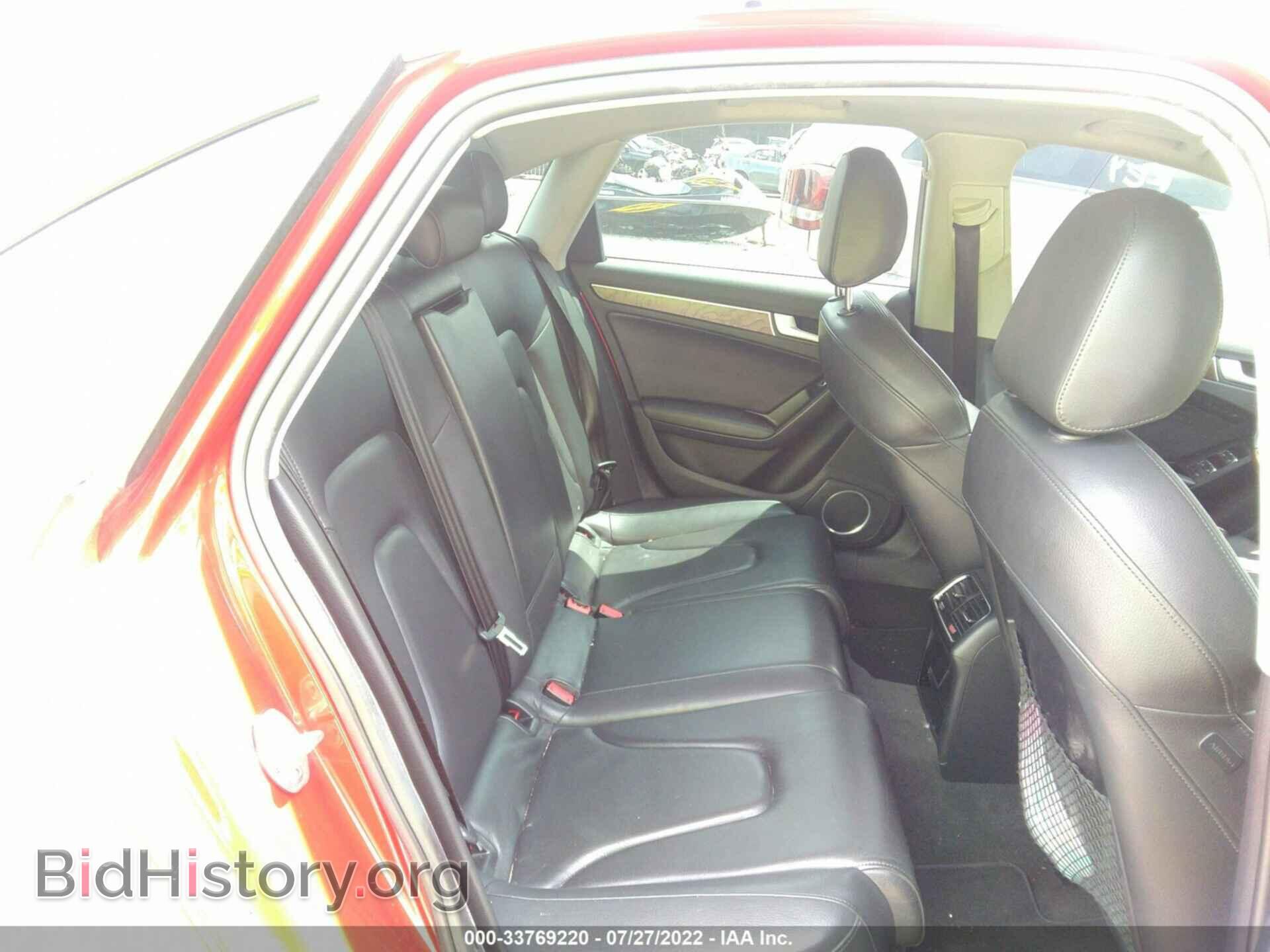 2013 AUDI A4 - VIN: WAUFFAFL2DN020174 - Photo 8