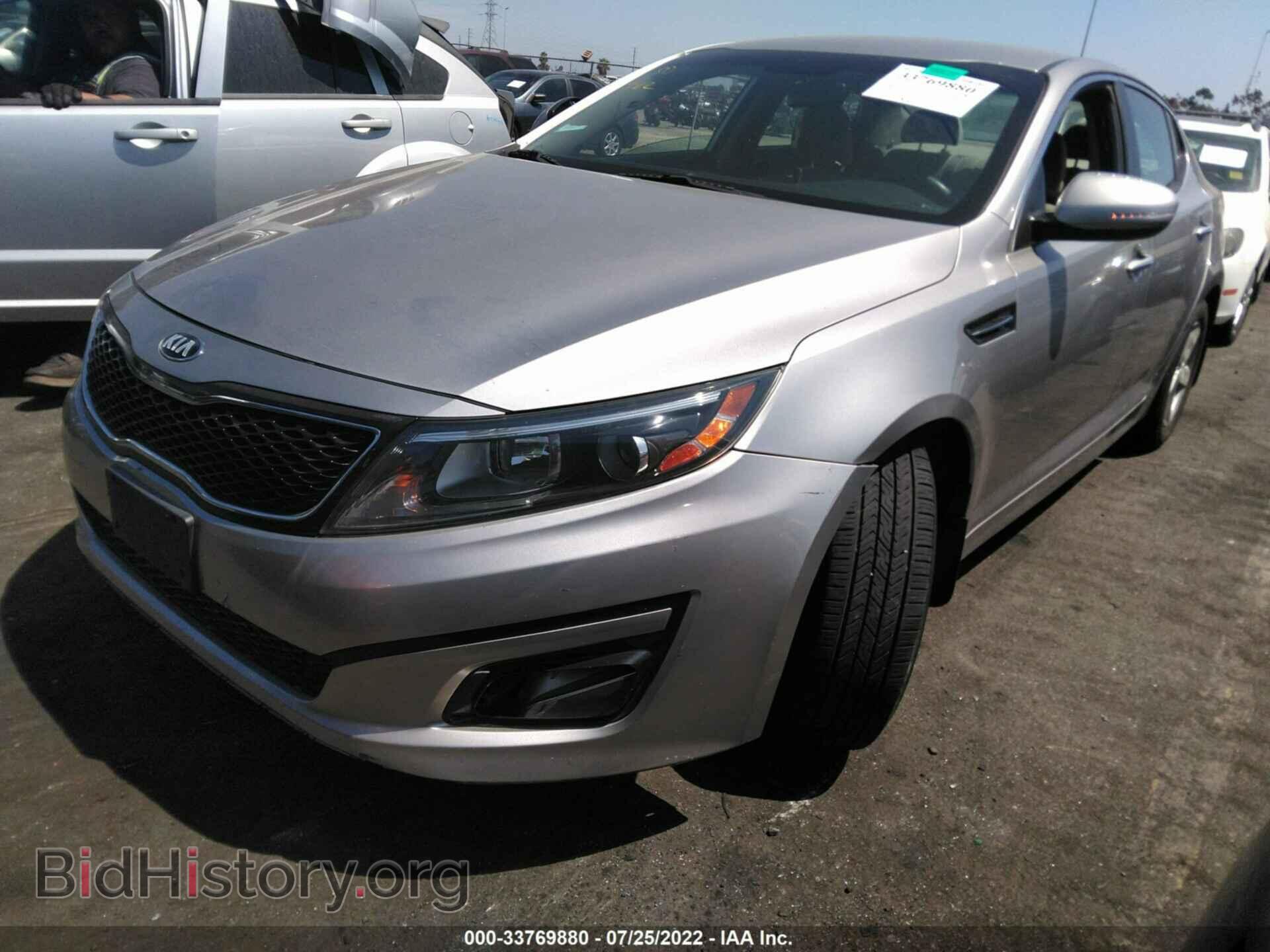 2014 KIA OPTIMA - VIN: KNAGM4A70E5467772 - Фото 2