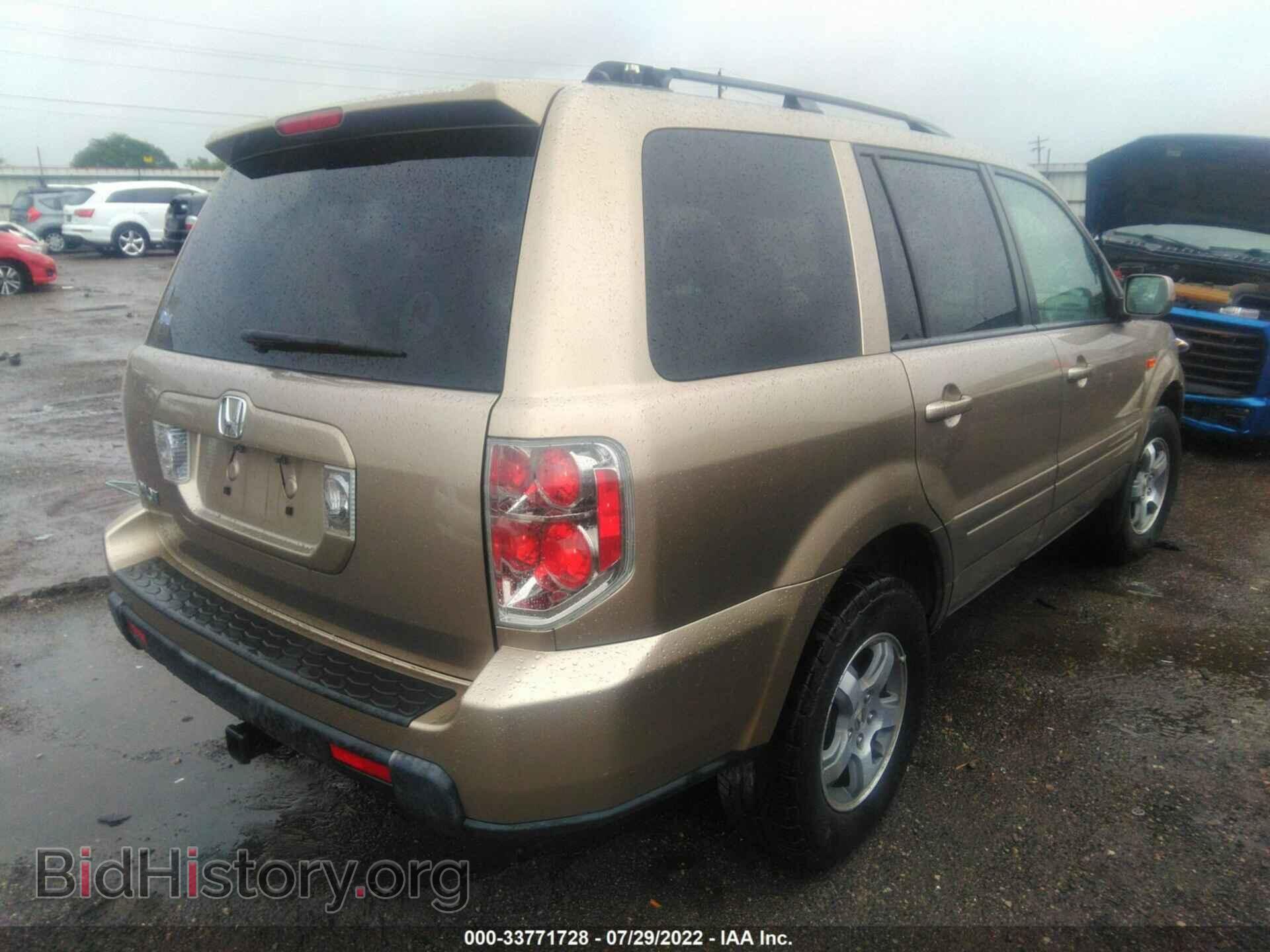2006 HONDA PILOT - VIN: 5FNYF285X6B052274 - Фото 4