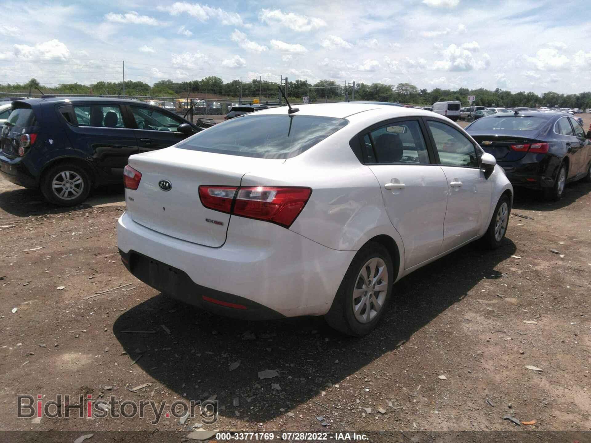 2012 KIA RIO - VIN: KNADN4A34C6050126 - Фото 4