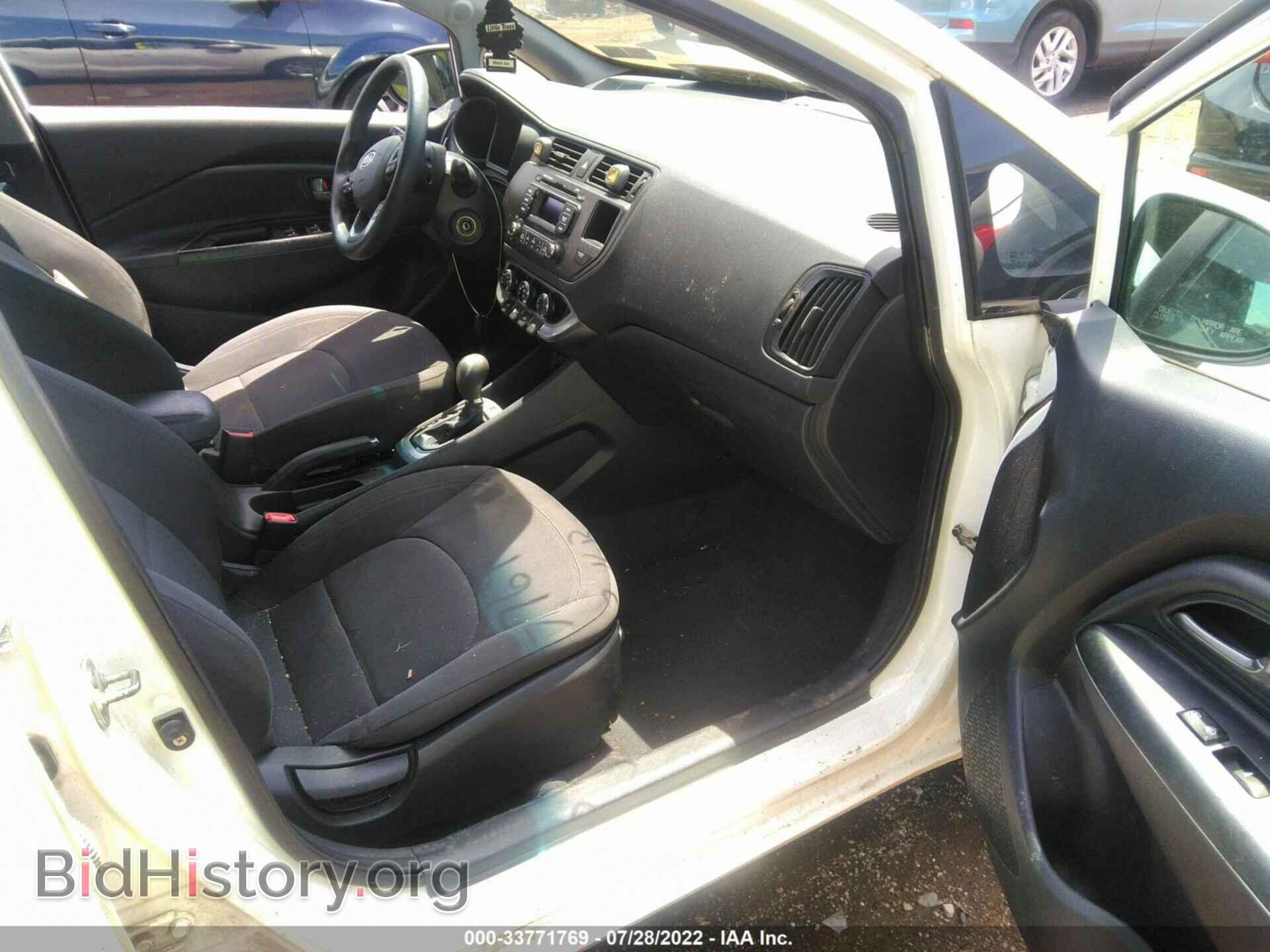 2012 KIA RIO - VIN: KNADN4A34C6050126 - Фото 5