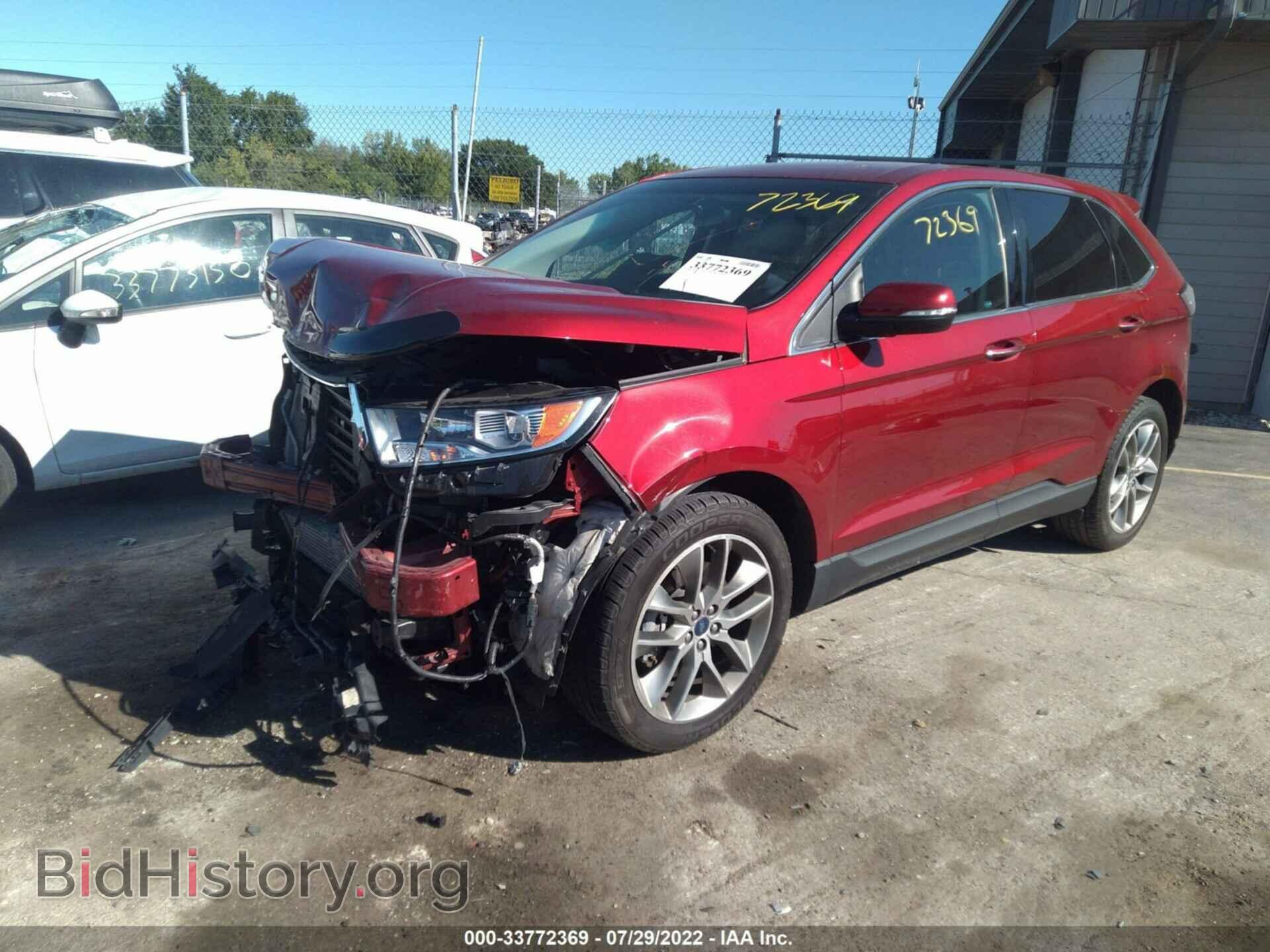 2015 FORD EDGE - VIN: 2FMTK4K93FBC30628 - Photo 2