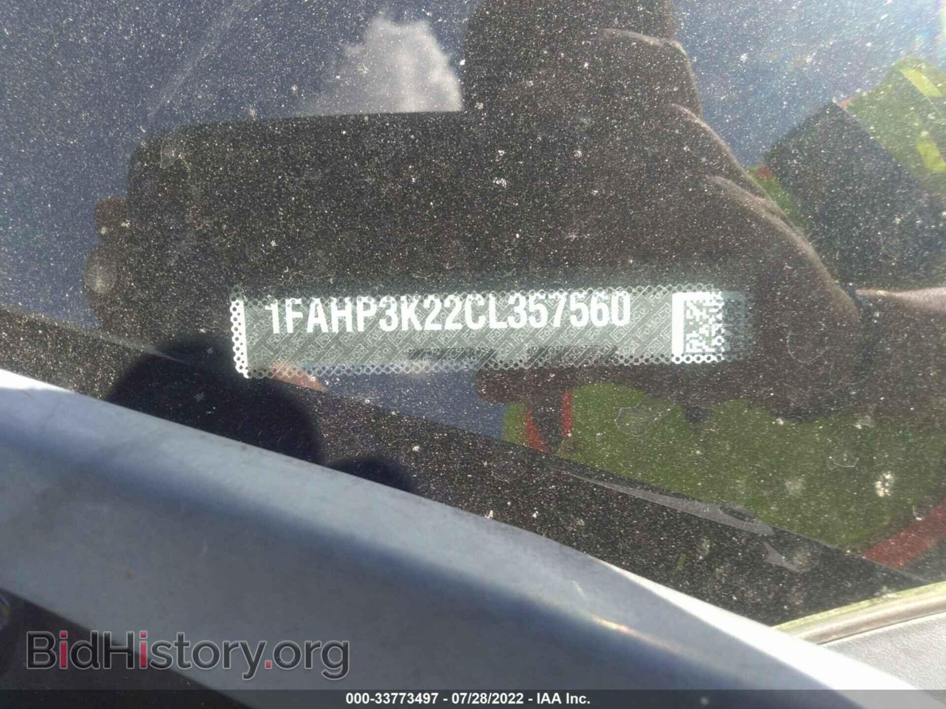 2012 FORD FOCUS - VIN: 1FAHP3K22CL357560 - Фото 9