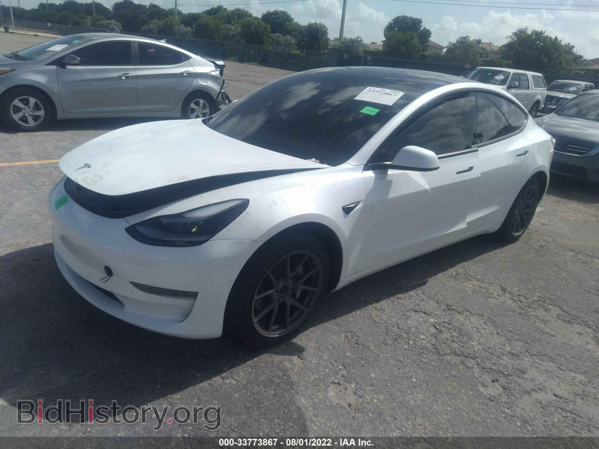 2021 TESLA MODEL 3 - VIN: 5YJ3E1EB5MF046767 - Фото 2