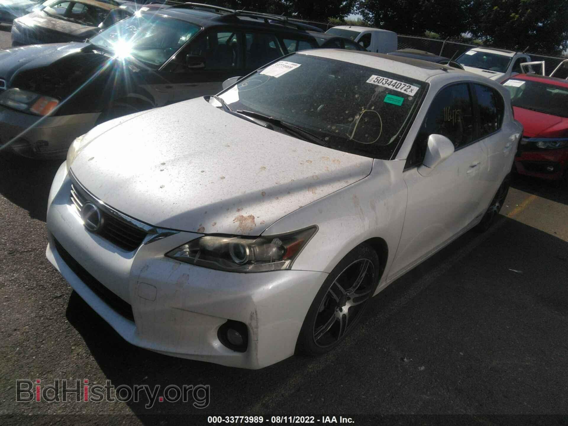 2011 LEXUS CT 200H - VIN: JTHKD5BH0B2020994 - Фото 2