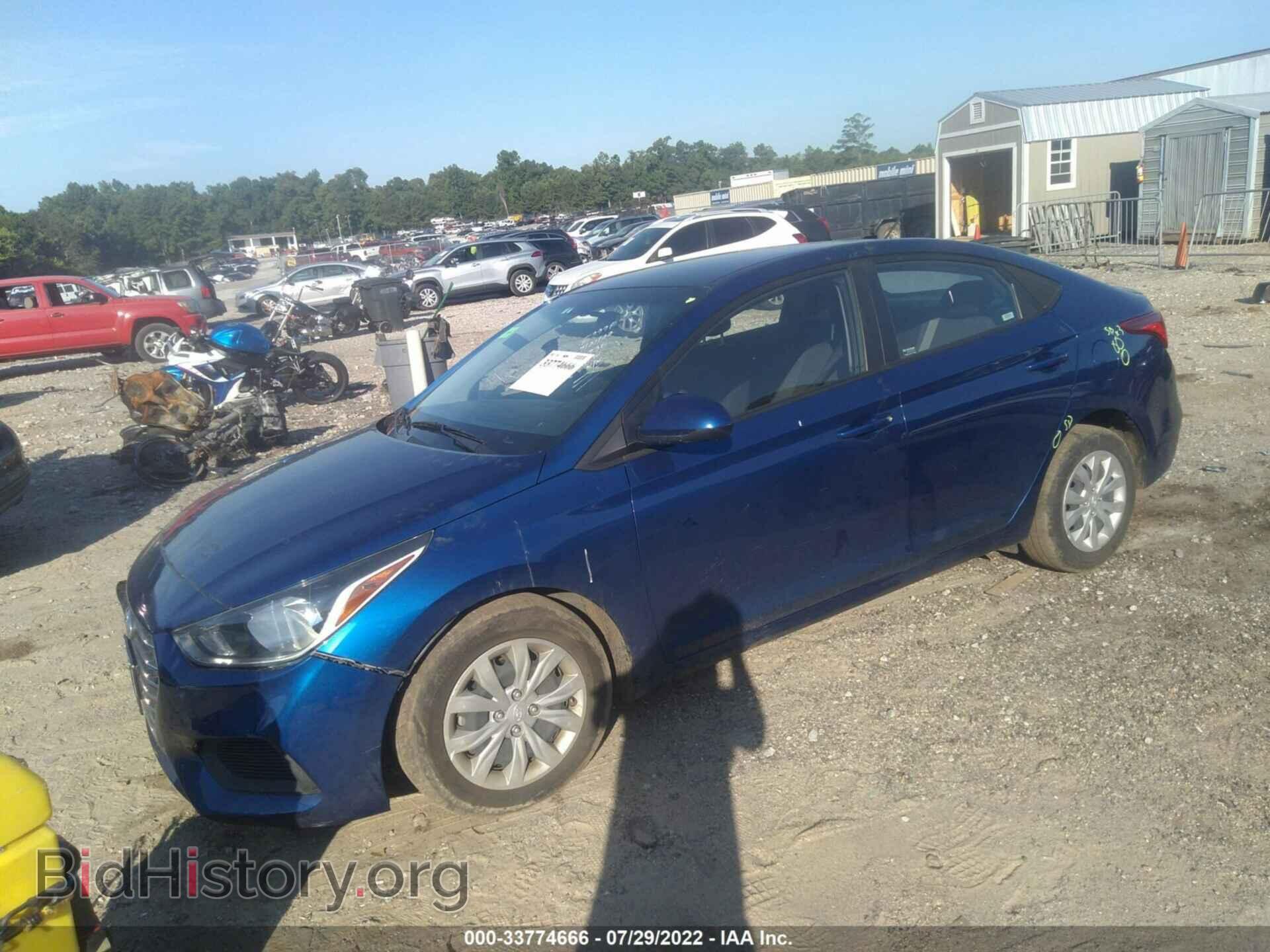 2019 HYUNDAI ACCENT - VIN: 3KPC24A39KE080738 - Фото 2