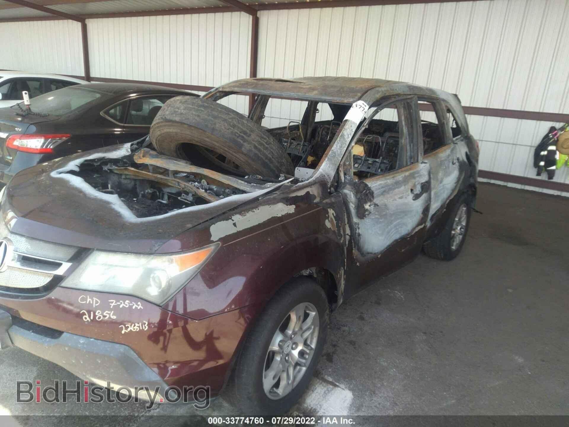 2007 ACURA MDX - VIN: 2HNYD28267H528599 - Фото 2