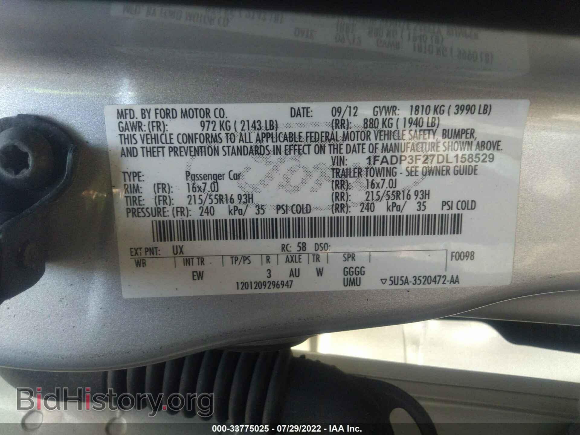 2013 FORD FOCUS - VIN: 1FADP3F27DL158529 - Photo 9