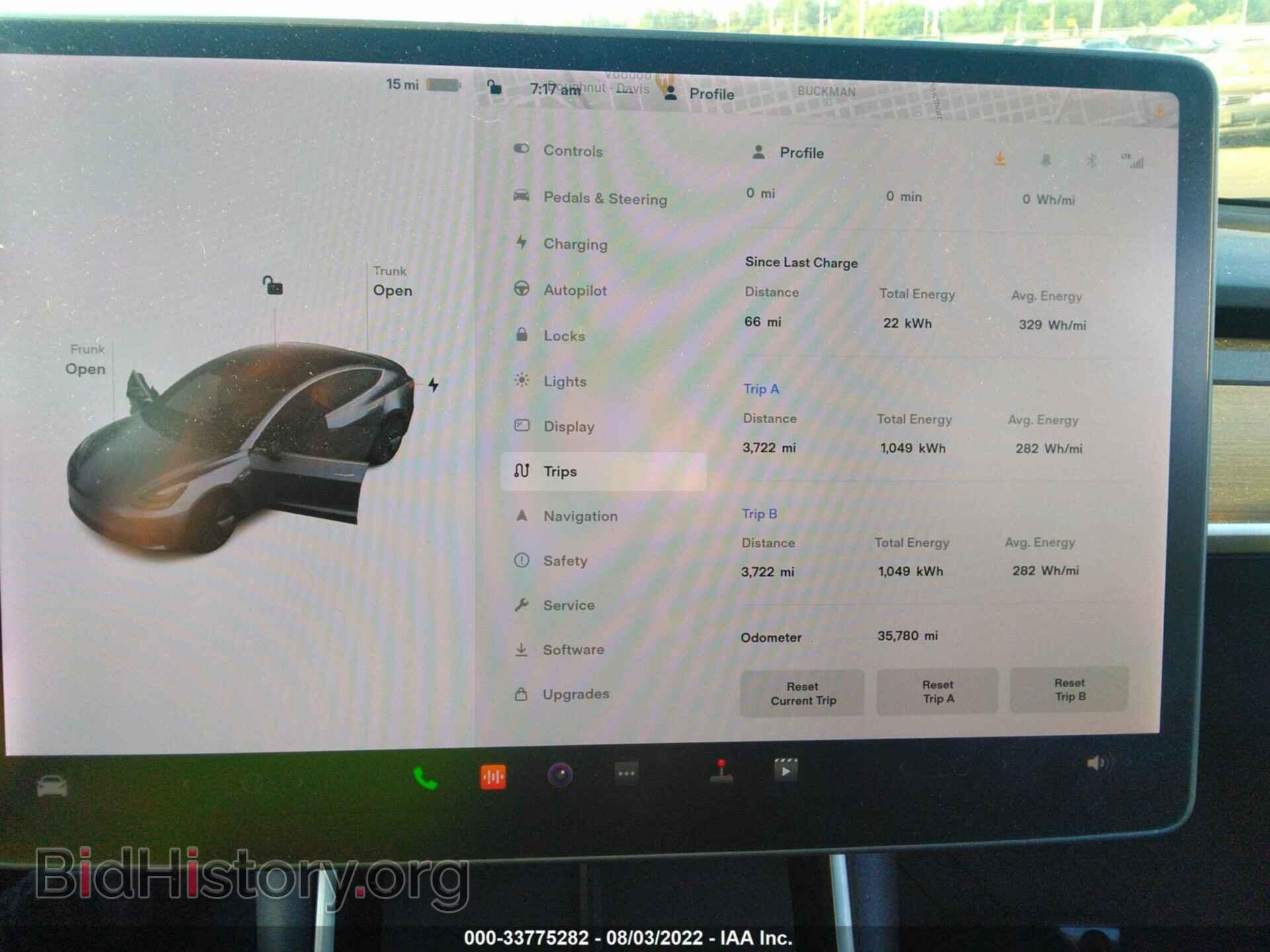 2020 TESLA MODEL 3 - VIN: 5YJ3E1EA0LF611464 - Фото 7
