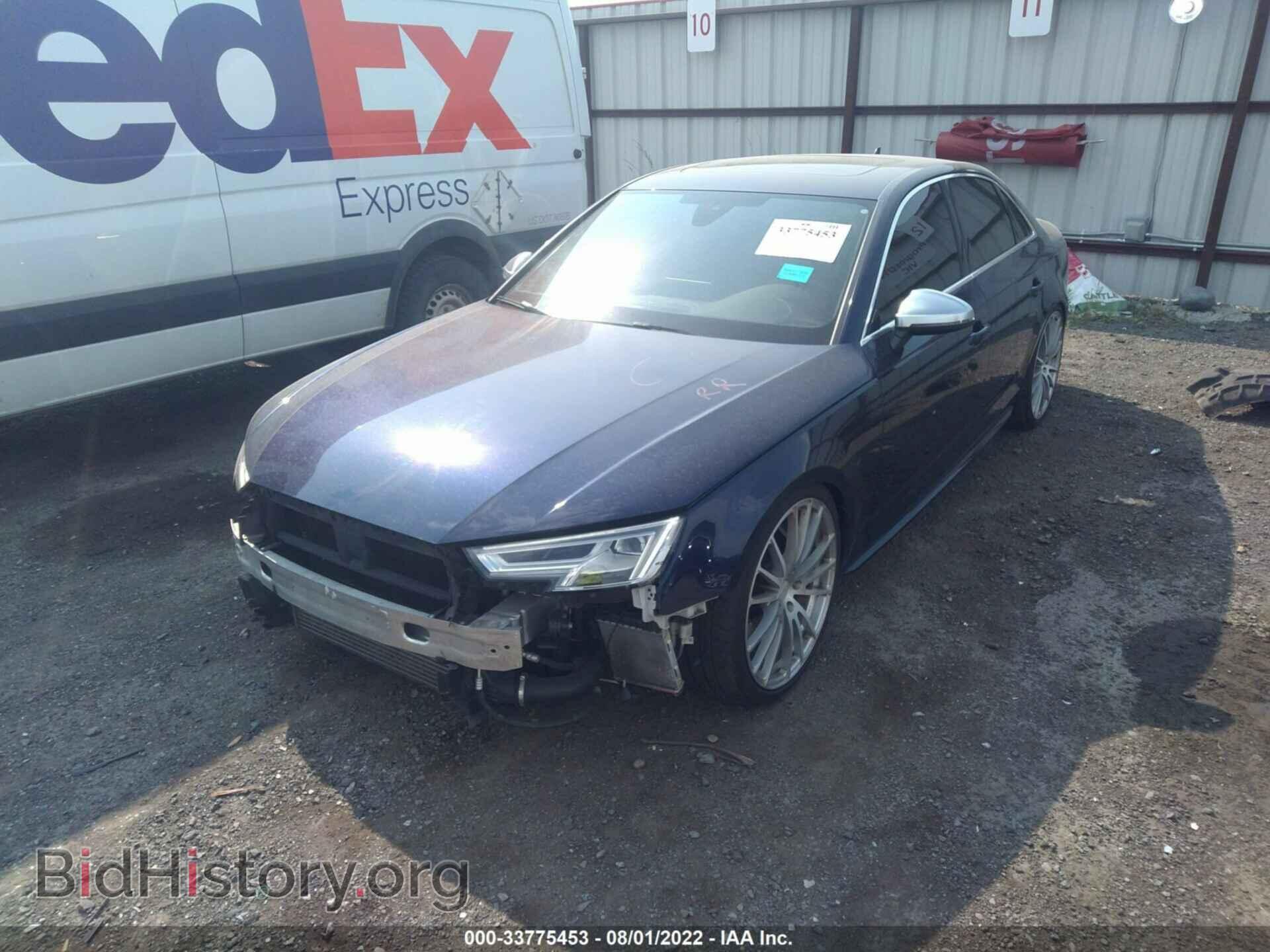 2018 AUDI S4 - VIN: WAUB4AF41JA002006 - Фото 2