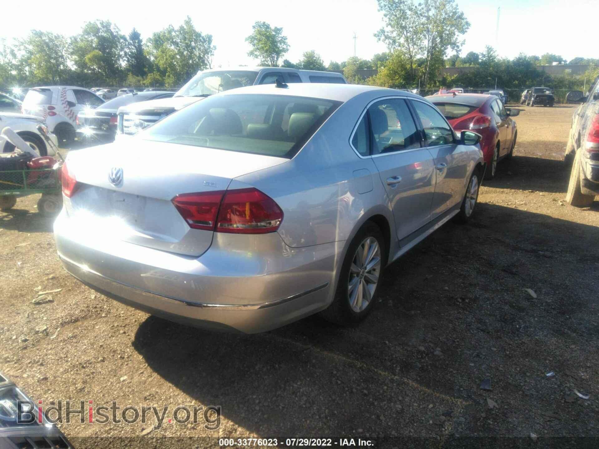 2012 VOLKSWAGEN PASSAT - VIN: 1VWCH7A30CC003908 - Фото 4