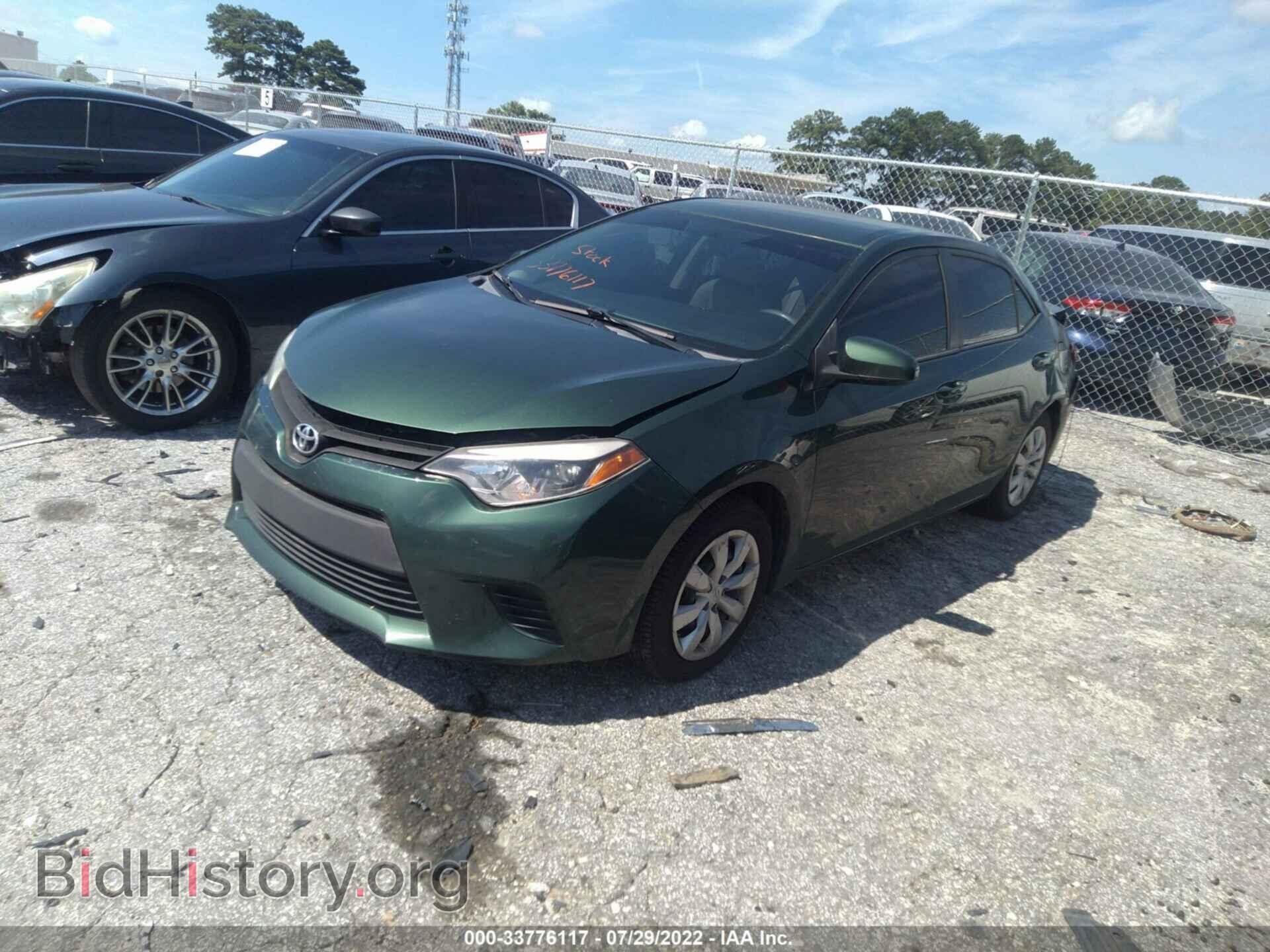 2014 TOYOTA COROLLA - VIN: 2T1BURHE8EC046402 - Фото 2