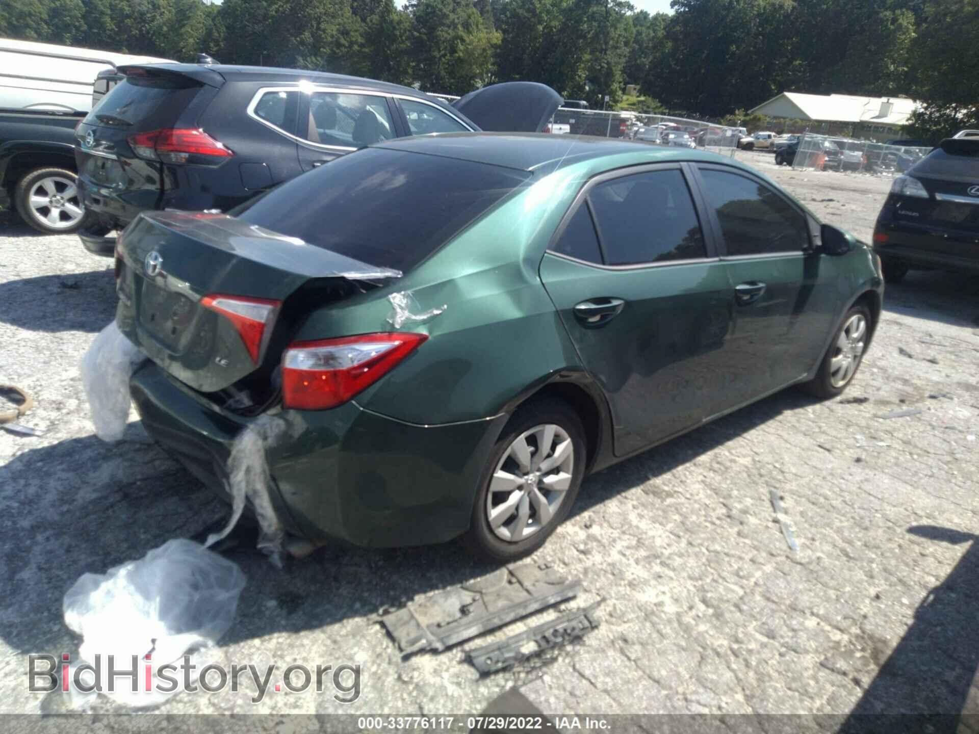 2014 TOYOTA COROLLA - VIN: 2T1BURHE8EC046402 - Фото 4