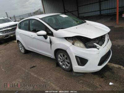 2012 Ford FIESTA SE, white — VIN 3FADP4EJ8CM212139, IAAI